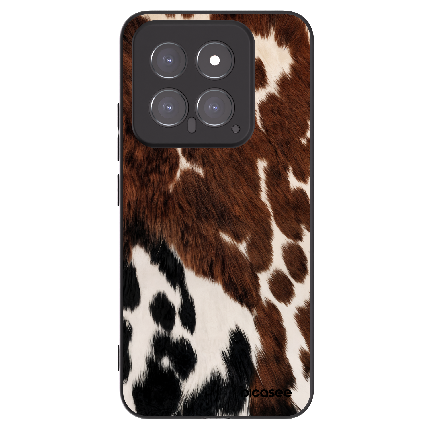 Picasee silikonski črni ovitek za Xiaomi 14 - Rust