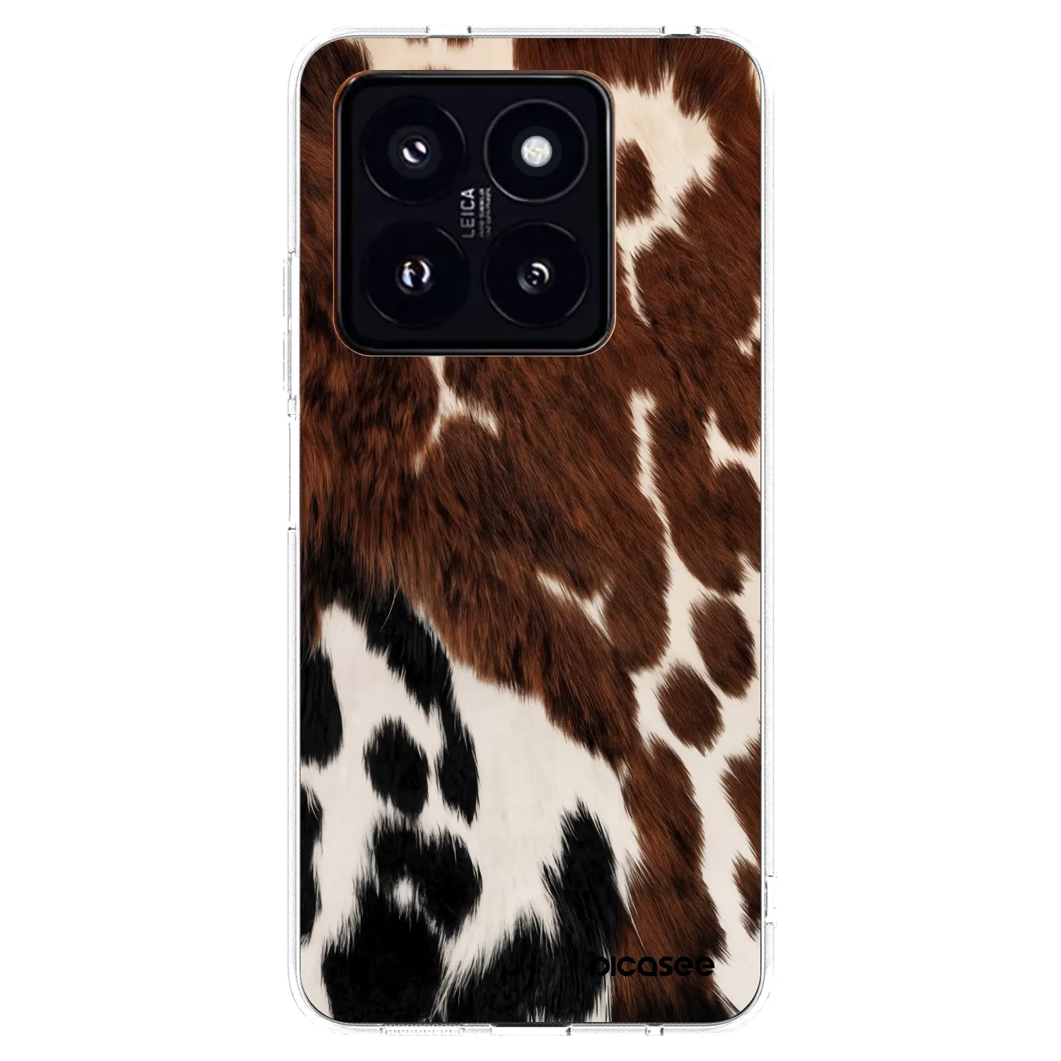 Picasee silikonski prozorni ovitek za Xiaomi 14 Pro - Rust
