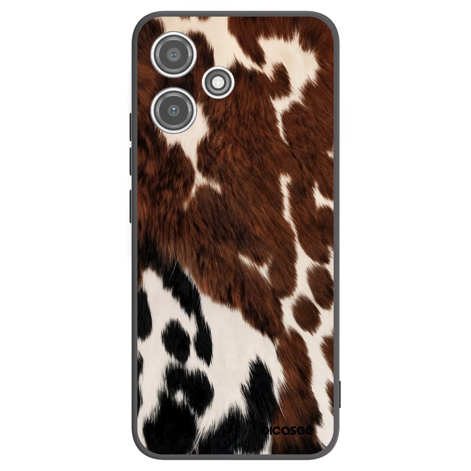 Picasee silikonski črni ovitek za Xiaomi Redmi 12 5G - Rust