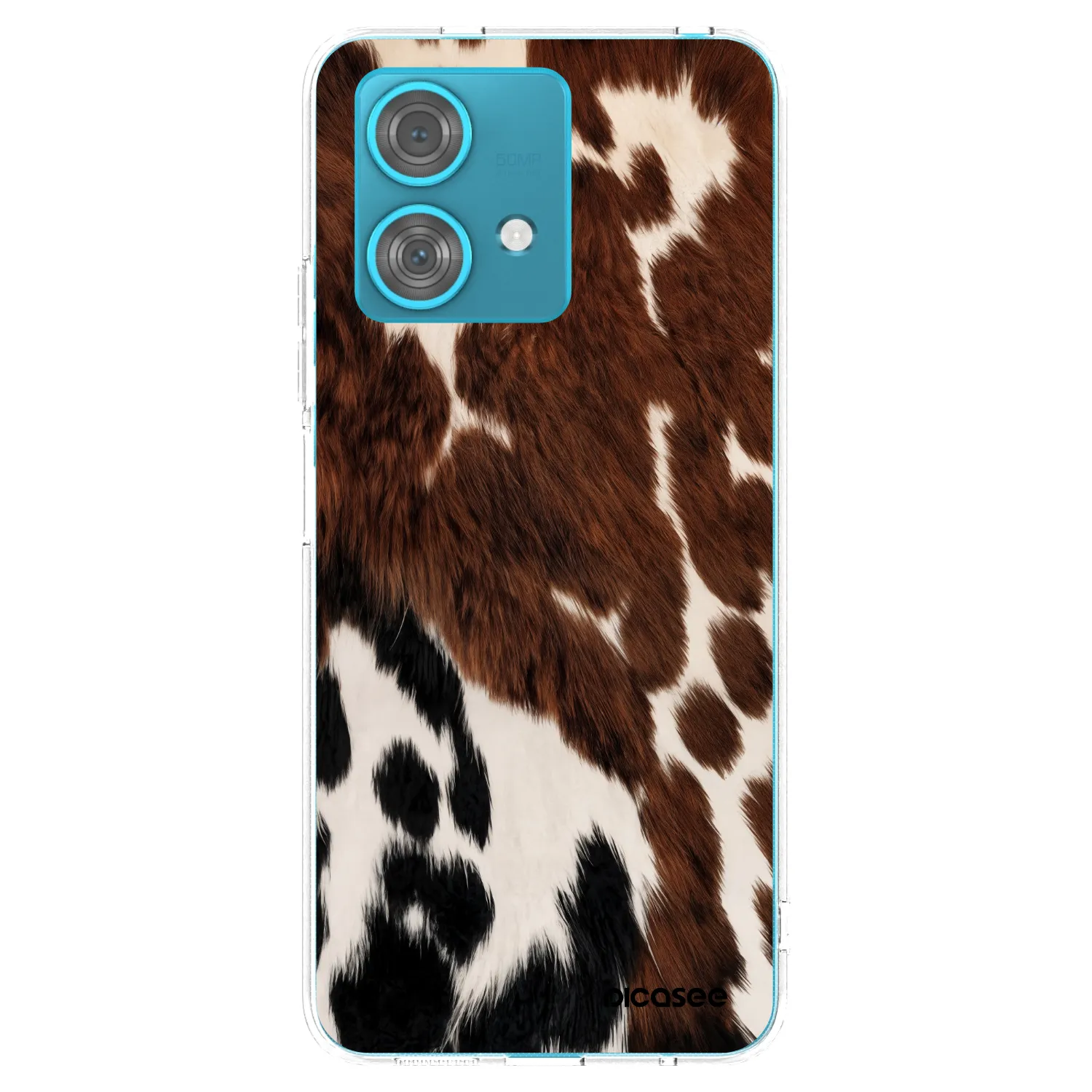 Picasee silikonski prozorni ovitek za Motorola Edge 40 Neo - Rust