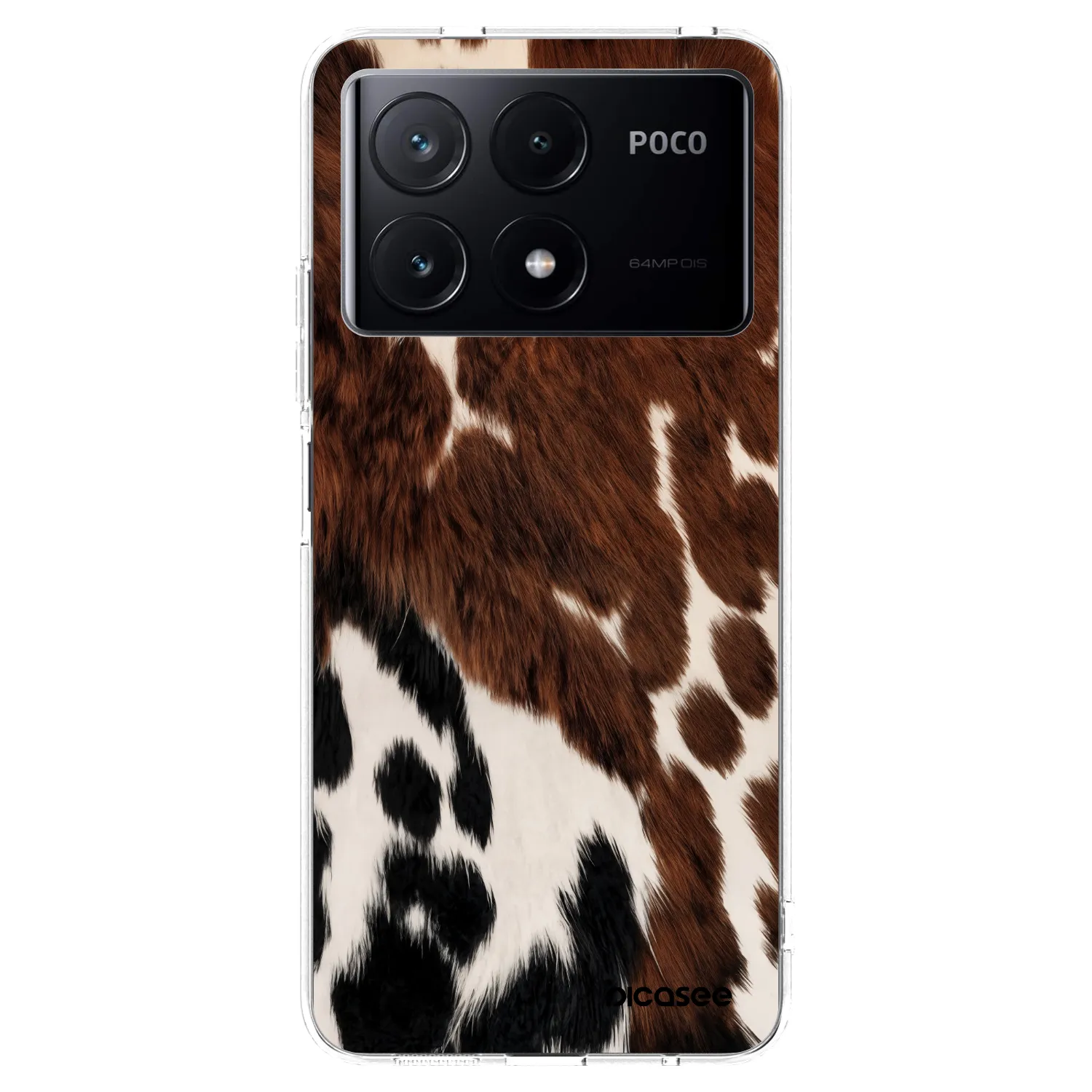 Picasee silikonski prozorni ovitek za Xiaomi Poco X6 Pro - Rust