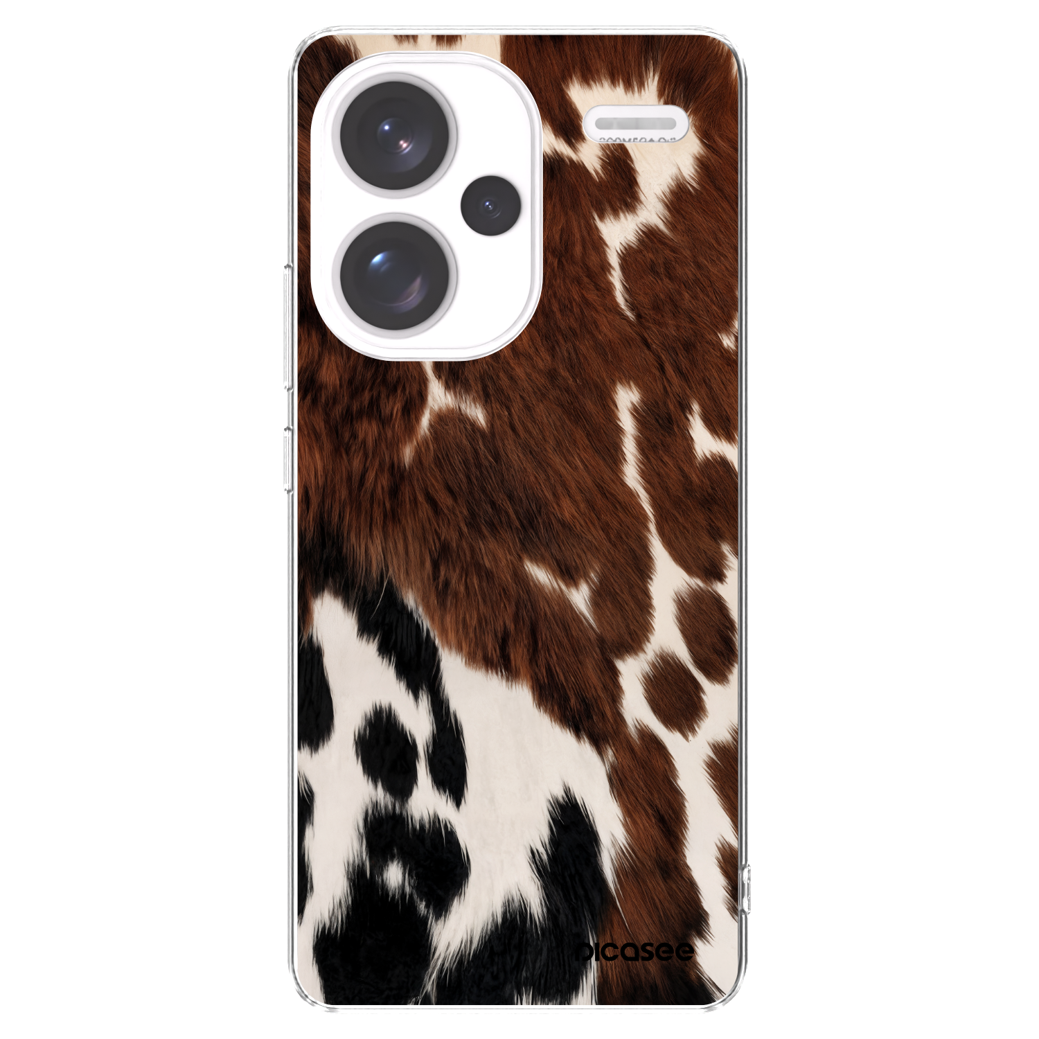 Picasee silikonski prozorni ovitek za Xiaomi Redmi Note 13 Pro+ 5G - Rust