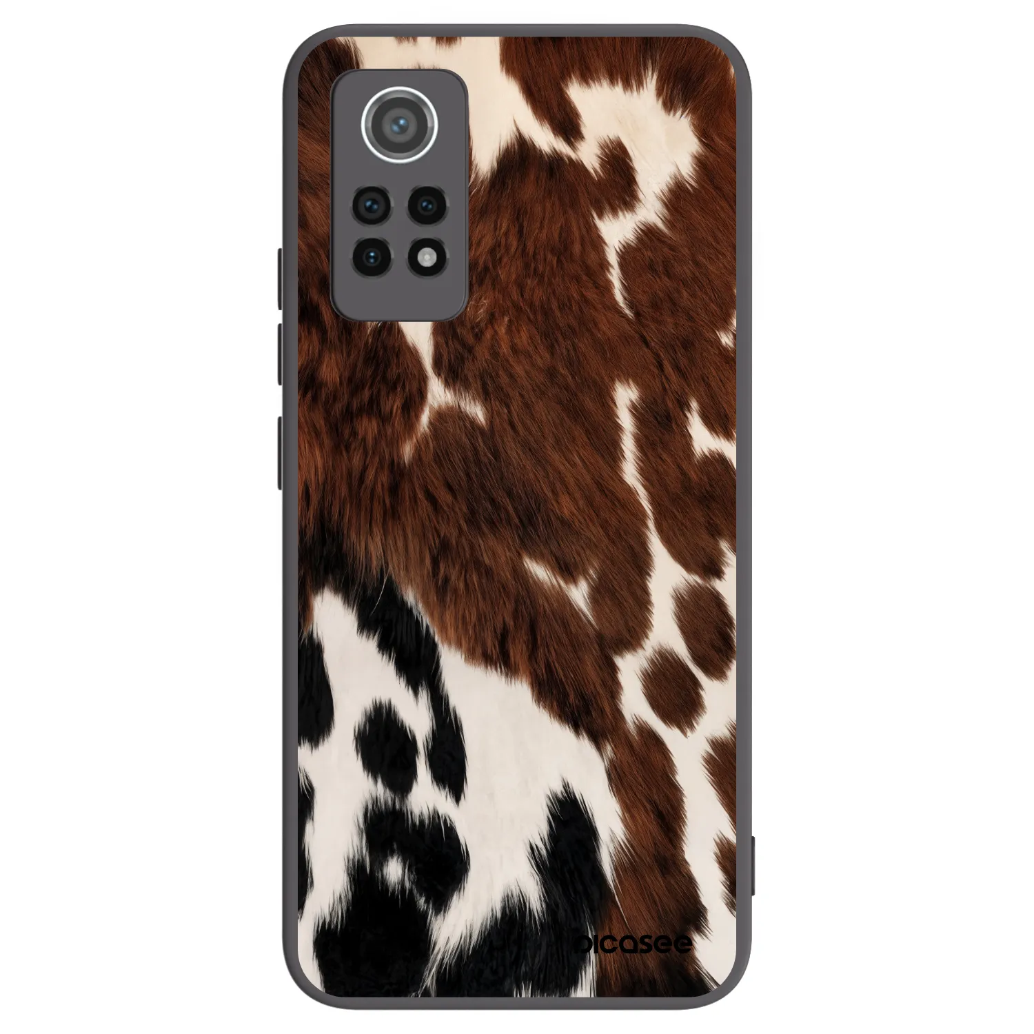 Picasee silikonski črni ovitek za Xiaomi Redmi Note 12 Pro 4G - Rust