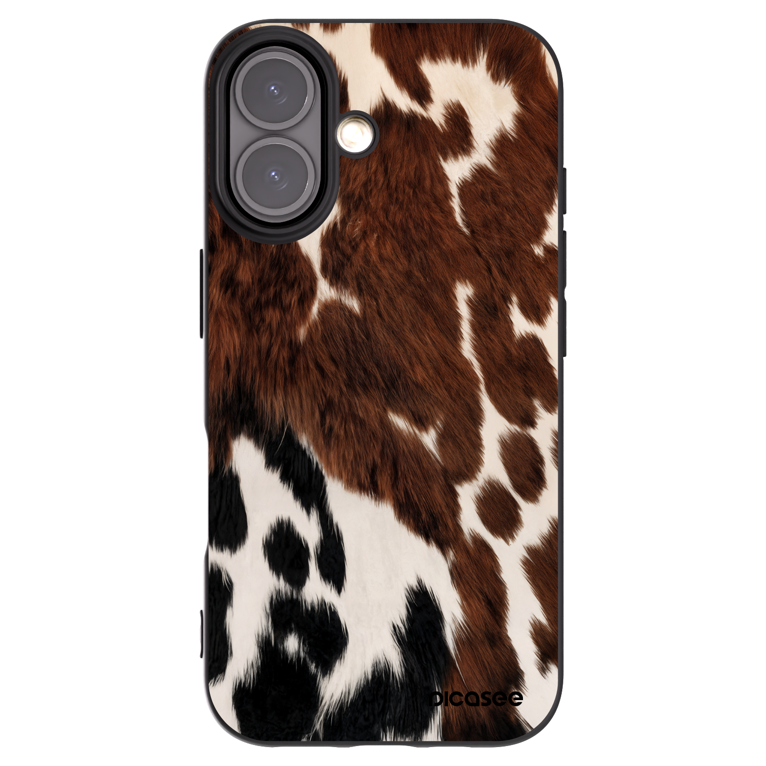 Picasee silikonski črni ovitek za Apple iPhone 16 - Rust