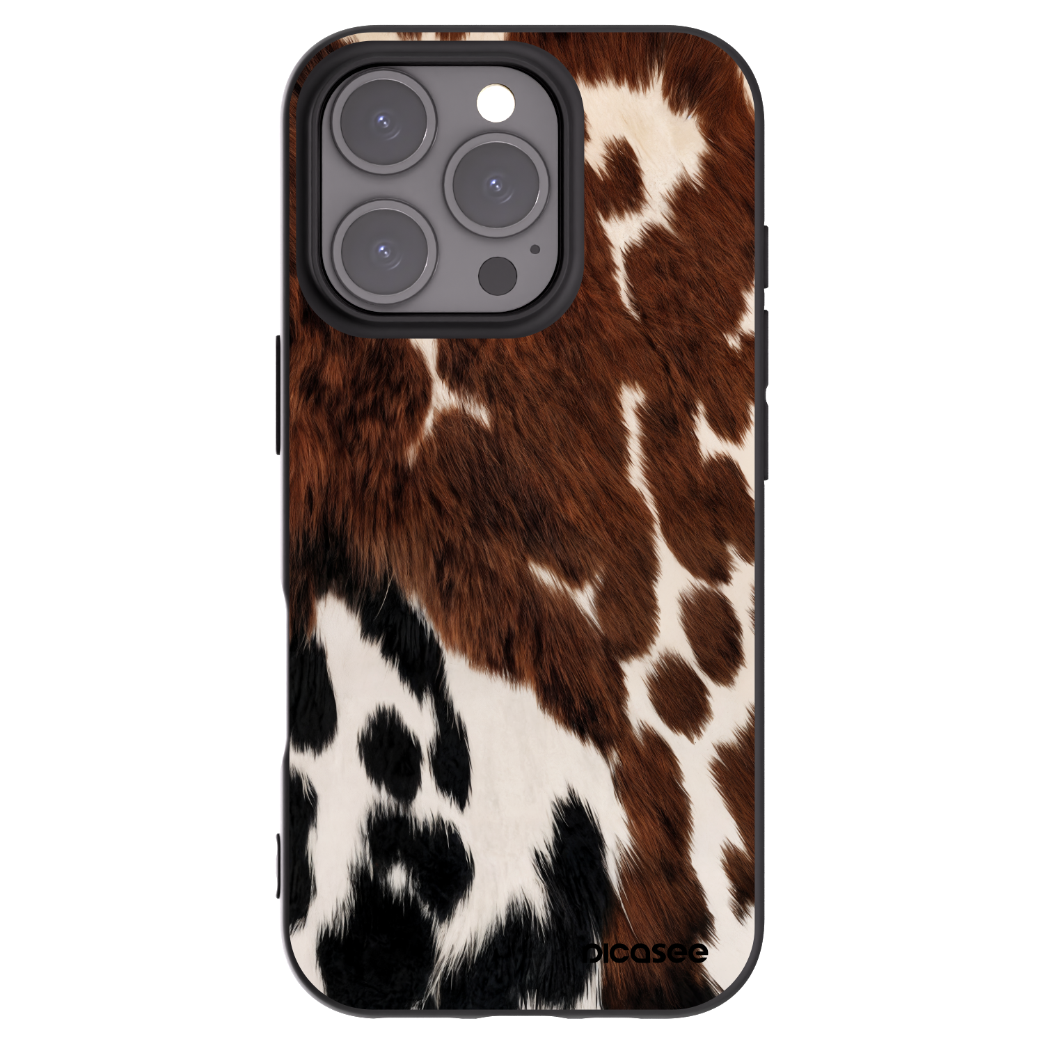 Picasee silikonski črni ovitek za Apple iPhone 16 Pro - Rust