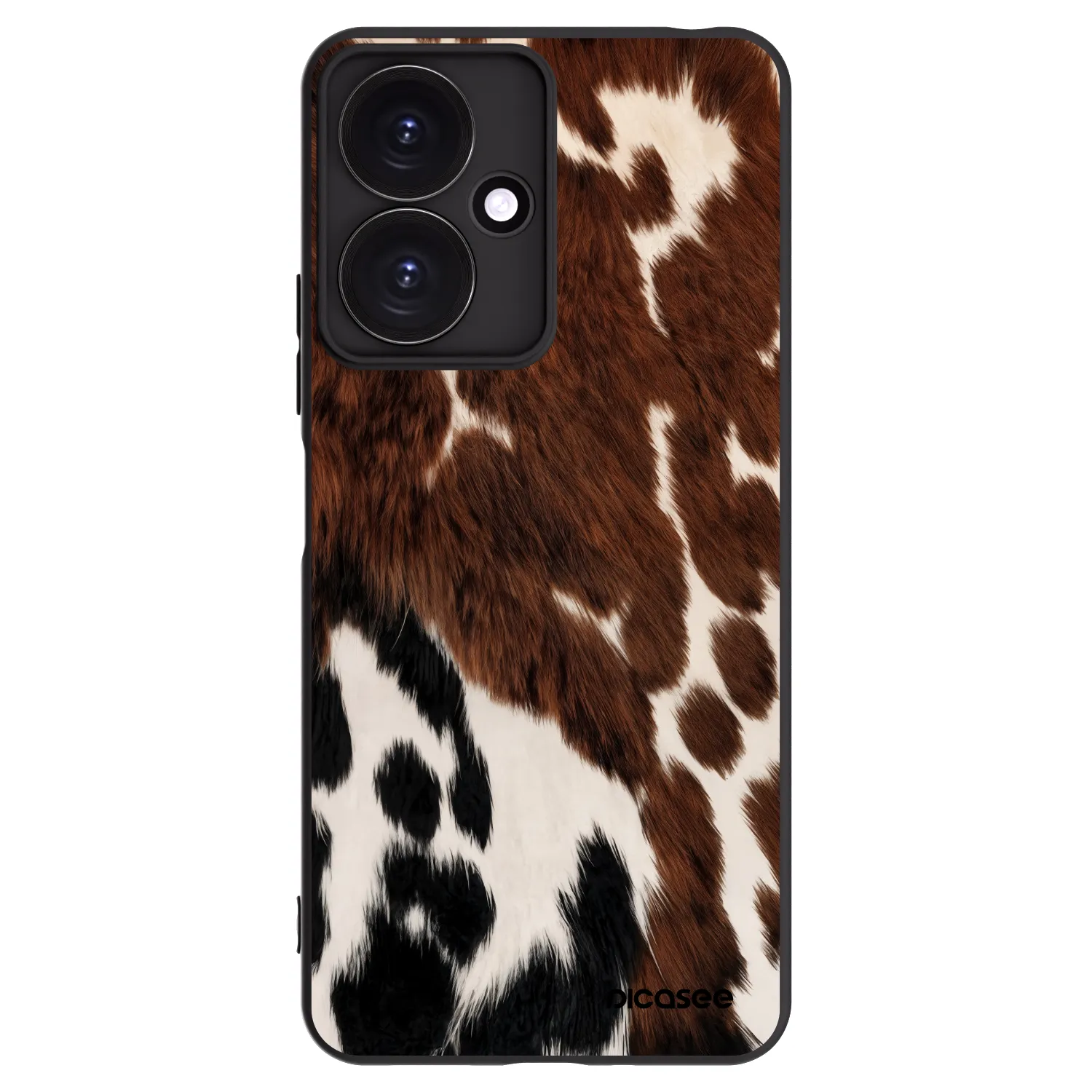 Picasee silikonski črni ovitek za Xiaomi Redmi 13C 5G - Rust