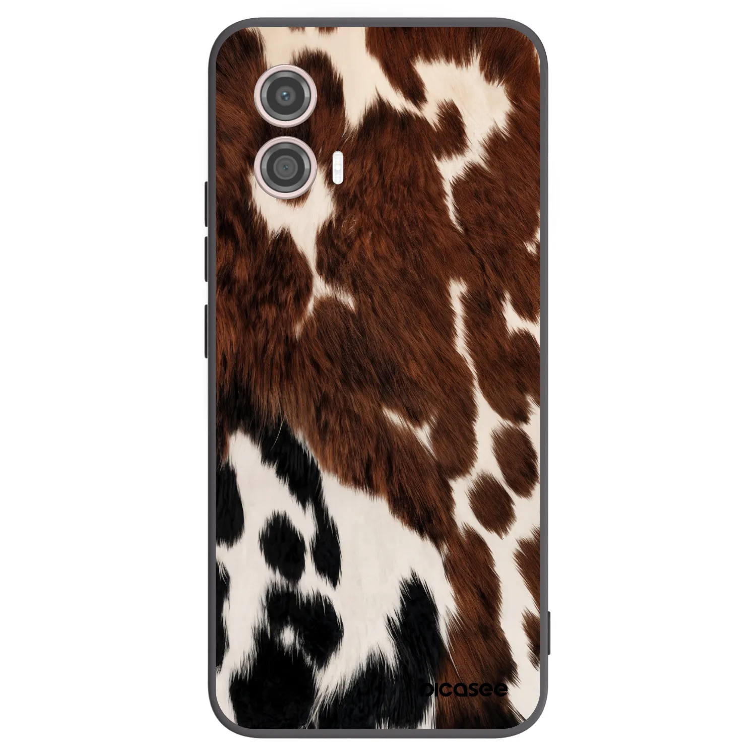 Picasee silikonski črni ovitek za Motorola Moto G53 5G - Rust