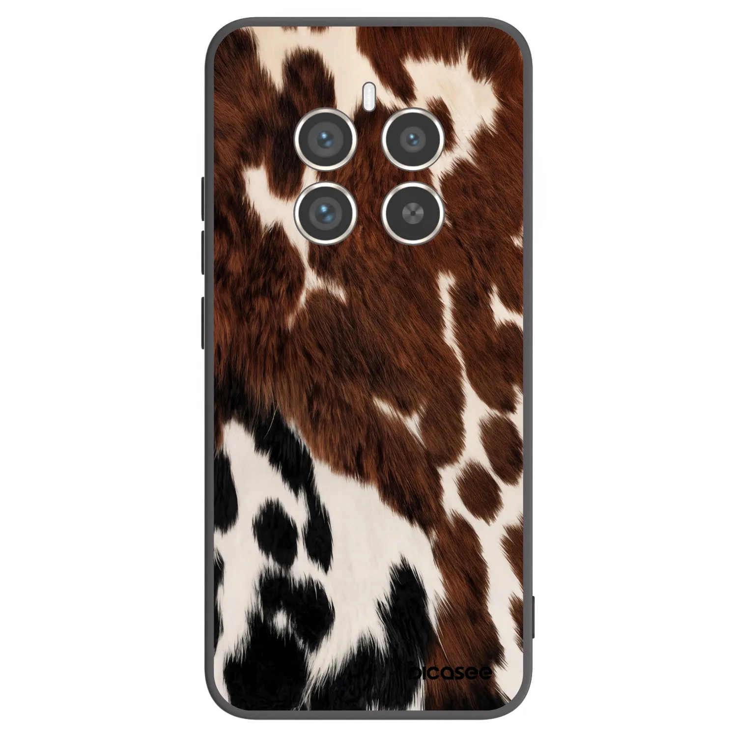 Picasee silikonski črni ovitek za Realme 12 Pro 5G - Rust