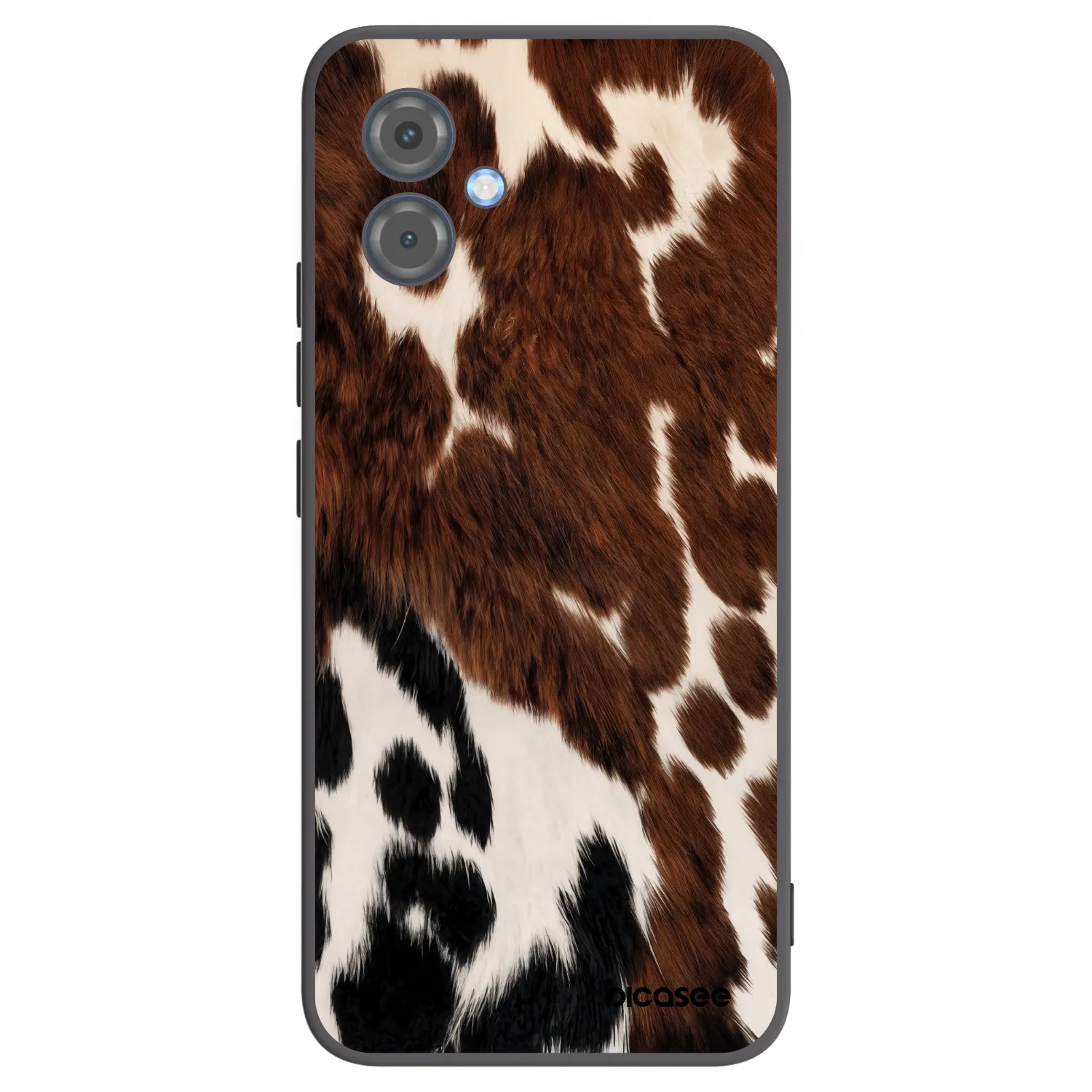 Picasee silikonski črni ovitek za Motorola Moto G14 - Rust