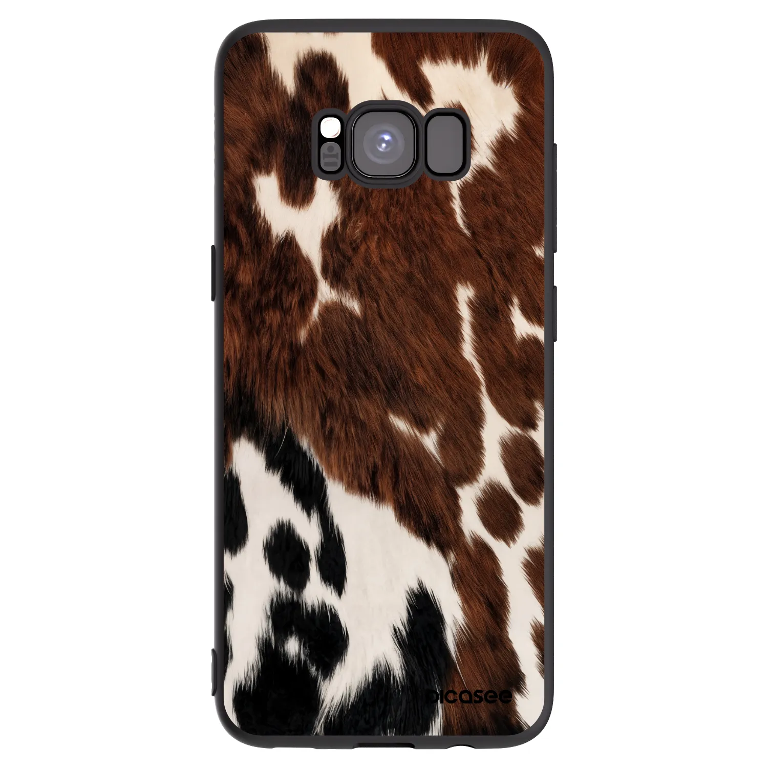 Picasee silikonski črni ovitek za Samsung Galaxy S8 G950F - Rust