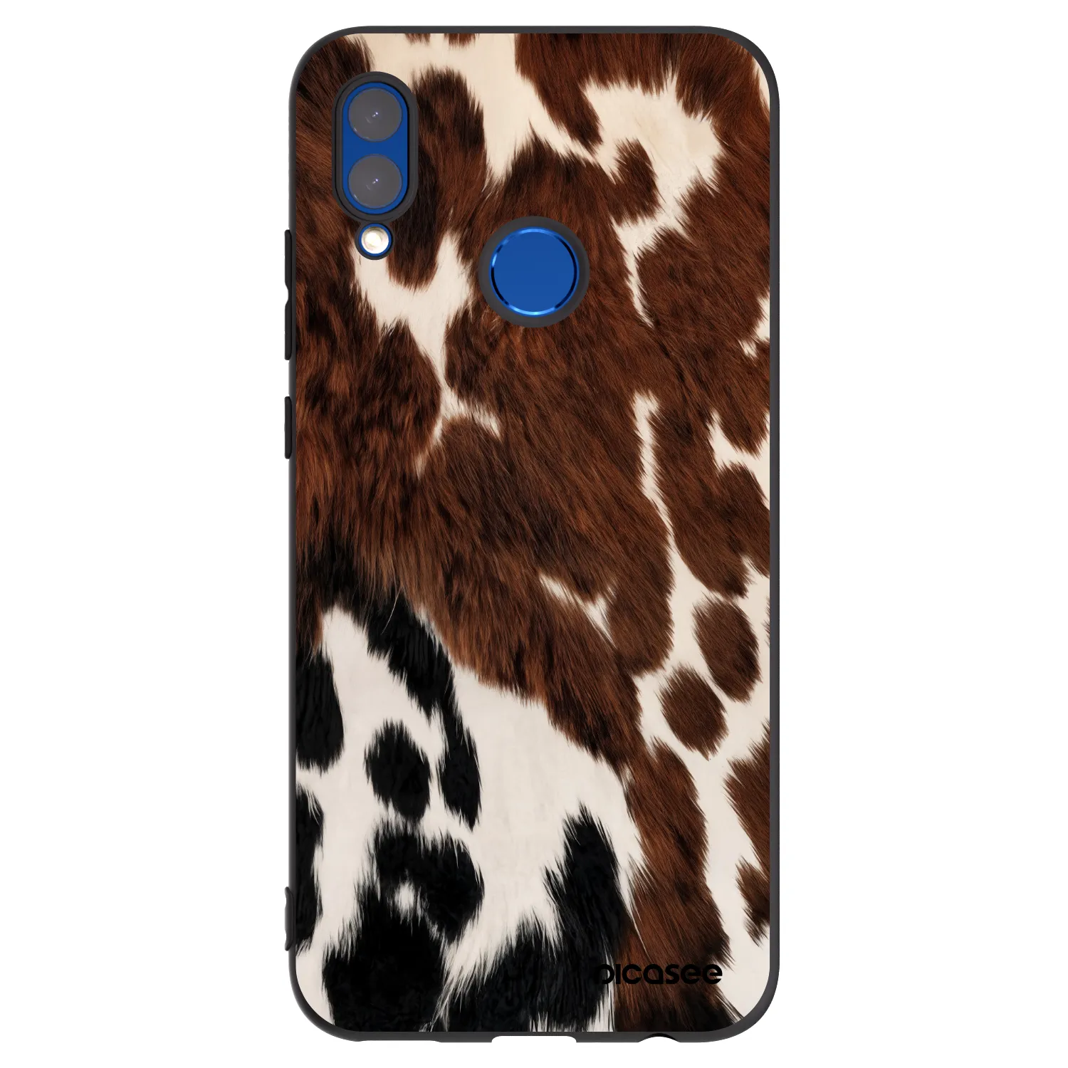 Picasee silikonski črni ovitek za Honor 10 Lite - Rust