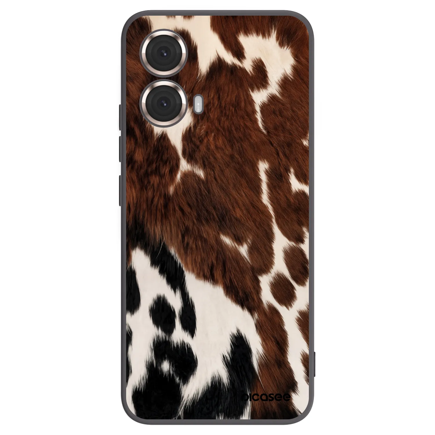 Picasee silikonski črni ovitek za Motorola Moto G85 - Rust