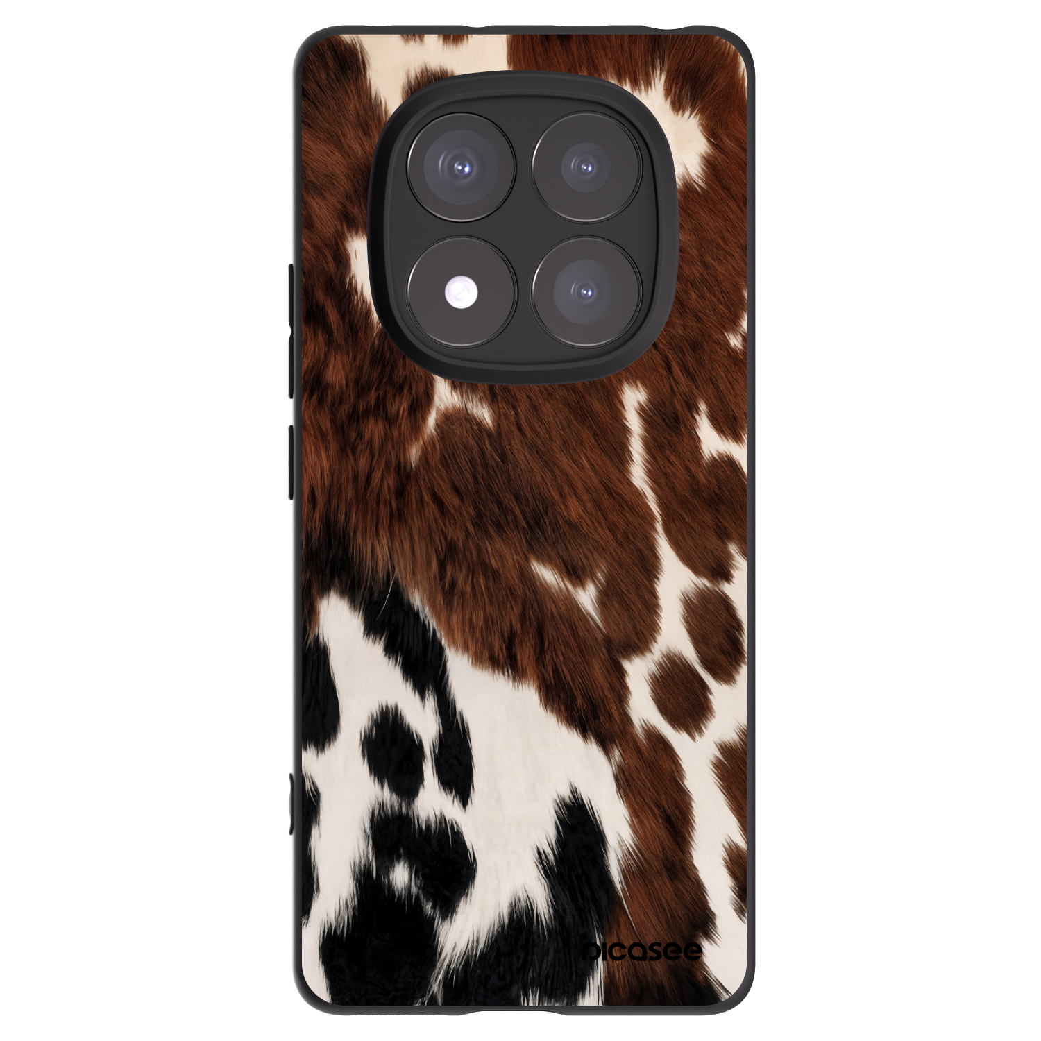Picasee silikonski črni ovitek za Xiaomi Redmi Note 14 Pro 5G - Rust