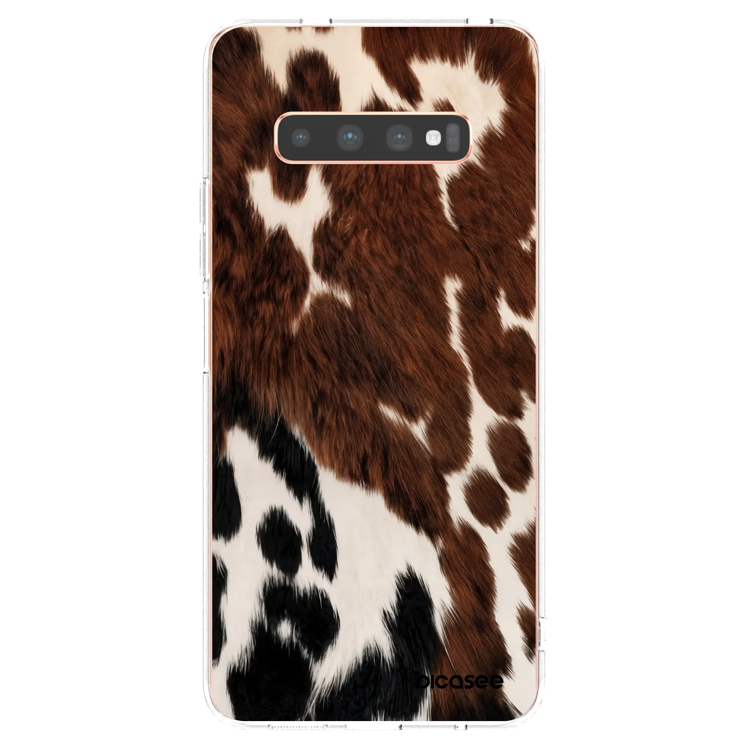 Picasee silikonski prozorni ovitek za Samsung Galaxy S10 Plus G975 - Rust