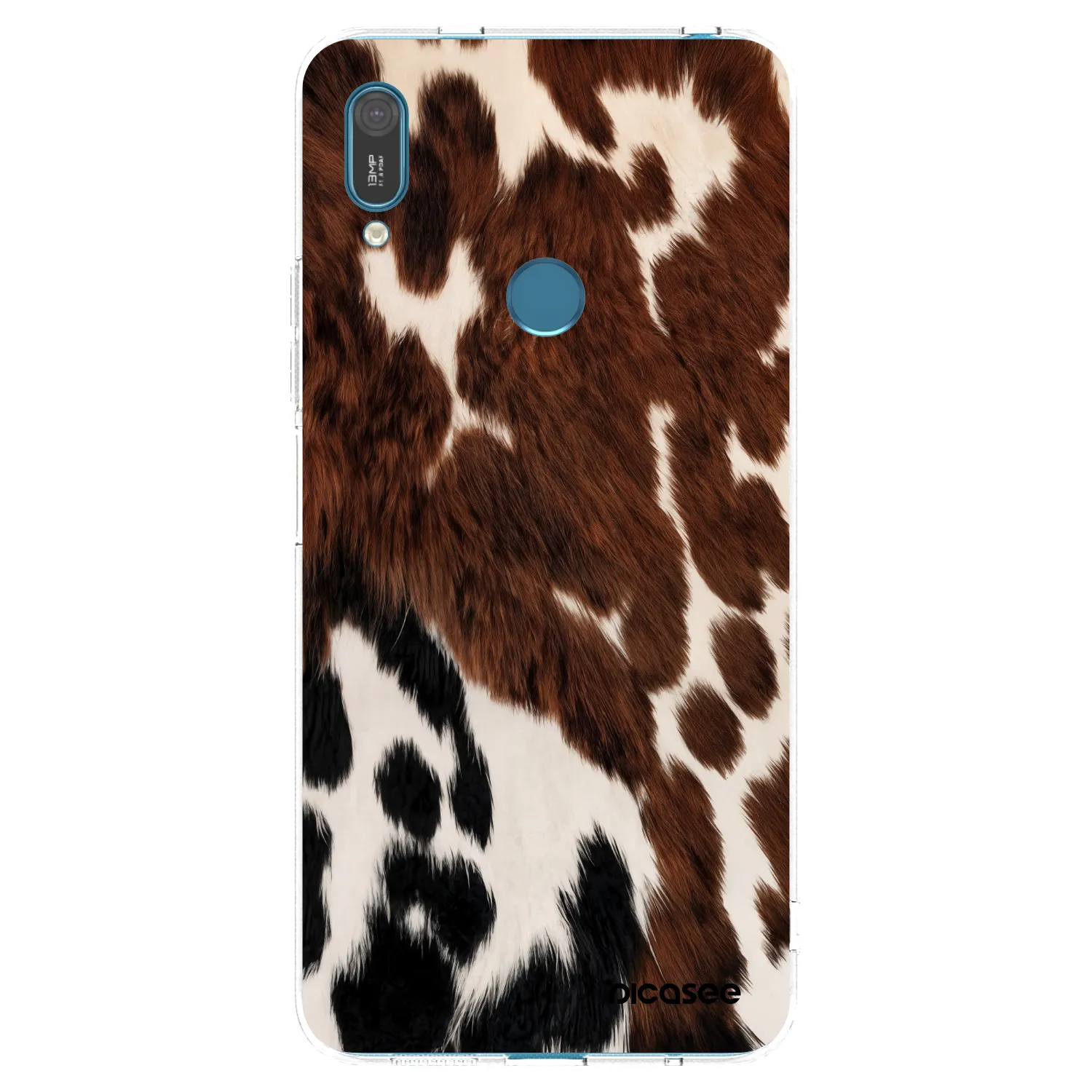 Picasee silikonski prozorni ovitek za Huawei Y7 2019 - Rust