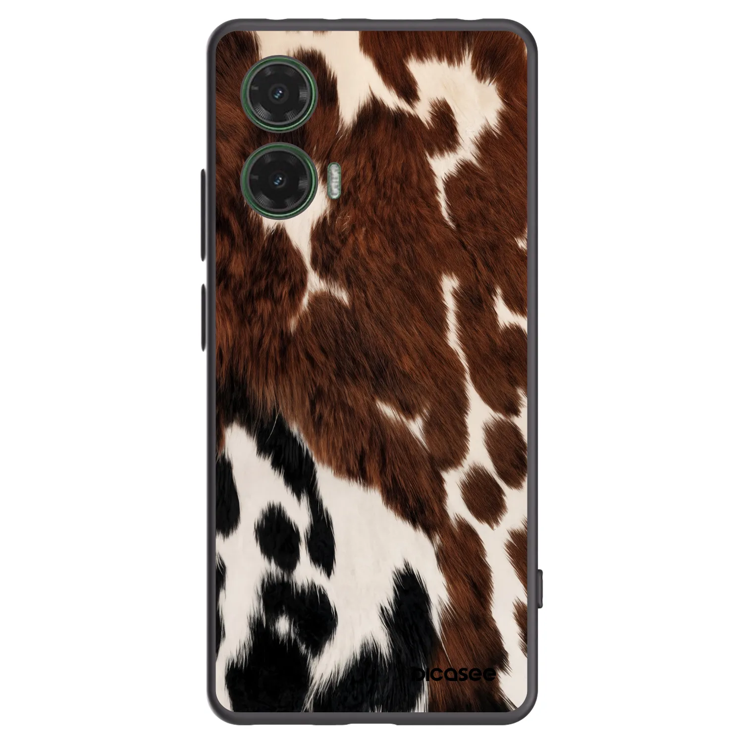 Picasee silikonski črni ovitek za Motorola Moto G35 5G - Rust