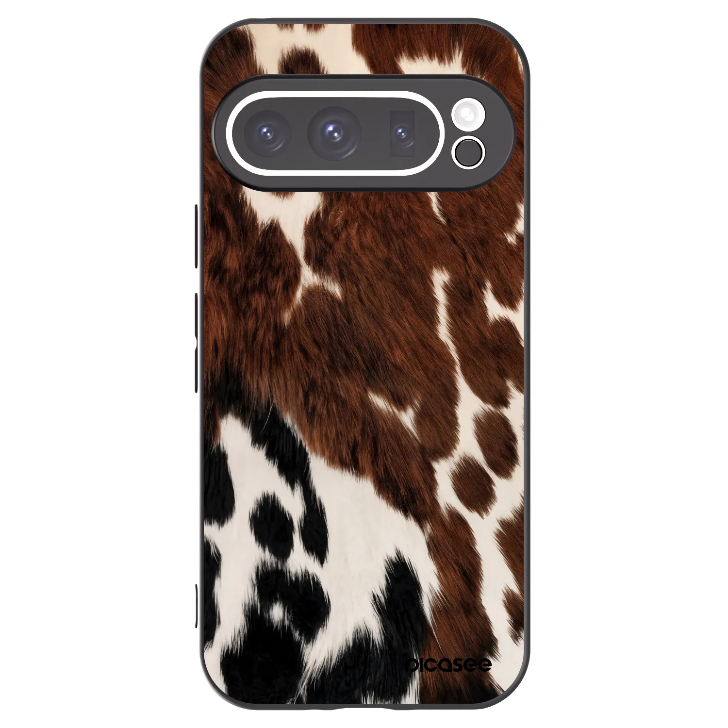 Picasee silikonski črni ovitek za Google Pixel 9 Pro - Rust