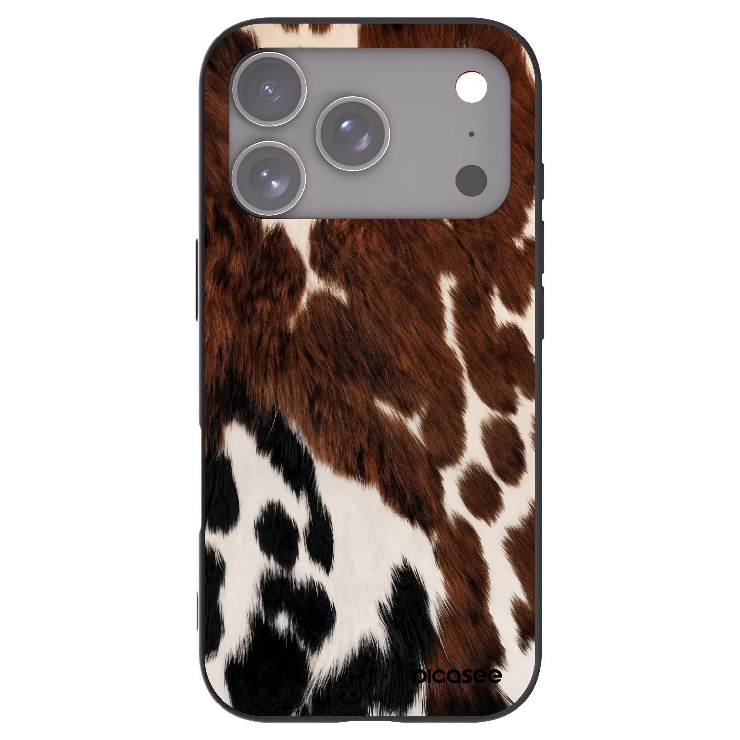 Picasee silikonski črni ovitek za Apple iPhone 17 Pro - Rust