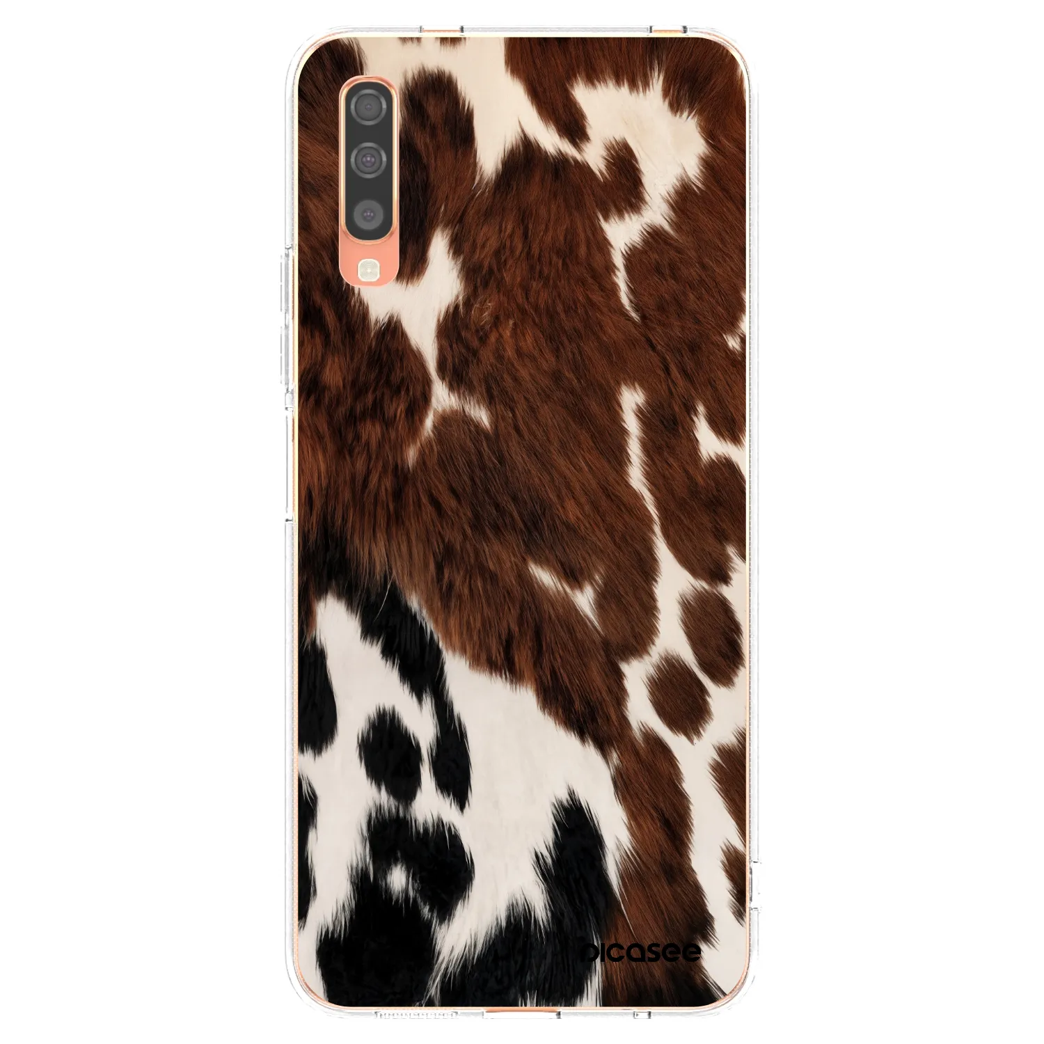 Picasee silikonski prozorni ovitek za Samsung Galaxy A70 A705F - Rust
