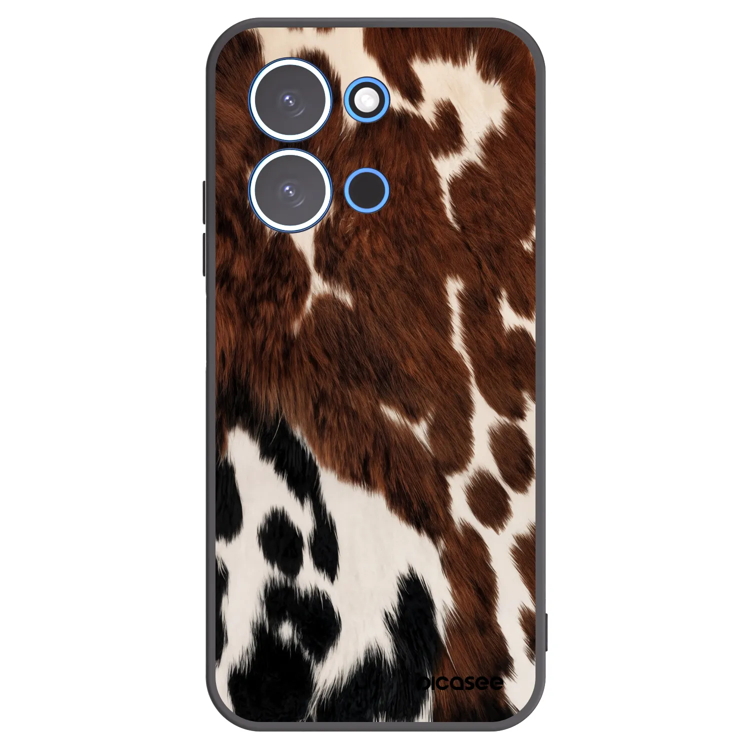 Picasee silikonski črni ovitek za Xiaomi Redmi 15C 4G - Rust