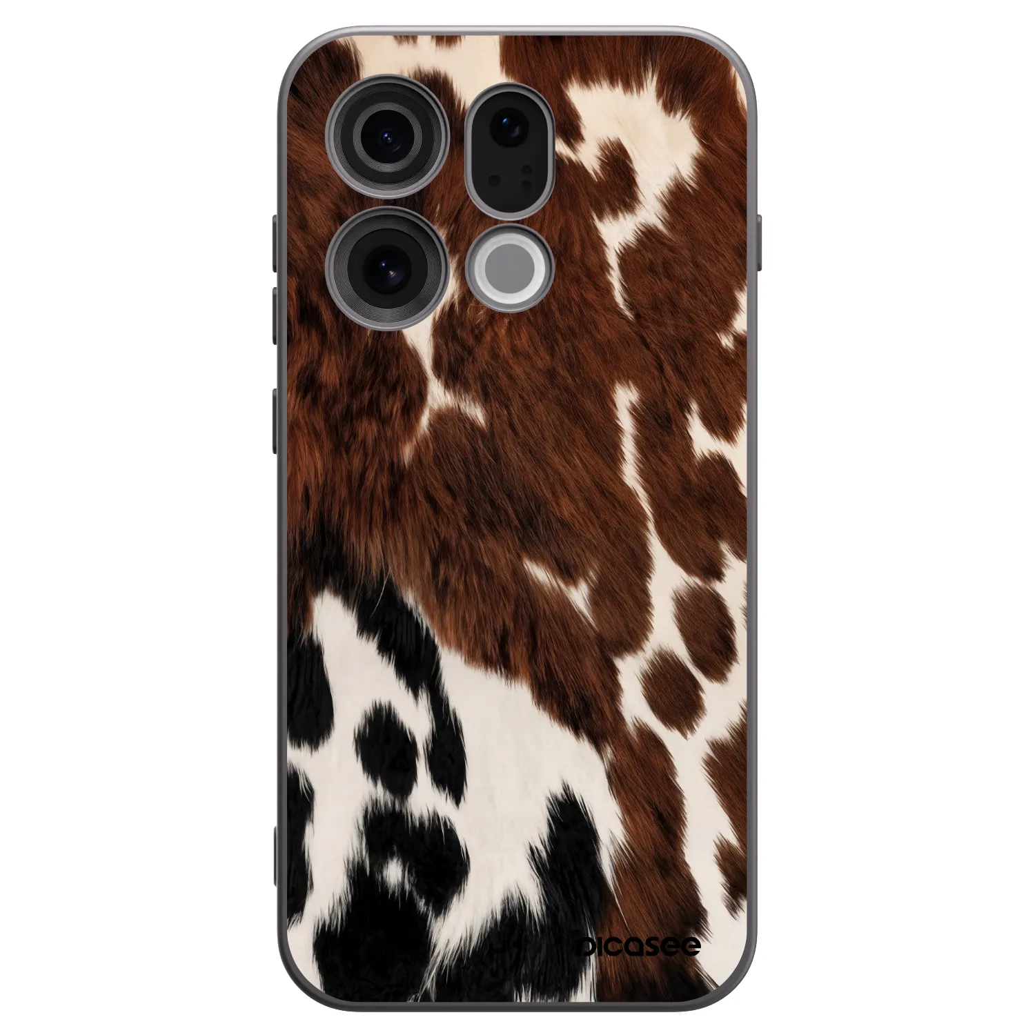 Picasee silikonski črni ovitek za OPPO Find X9 - Rust