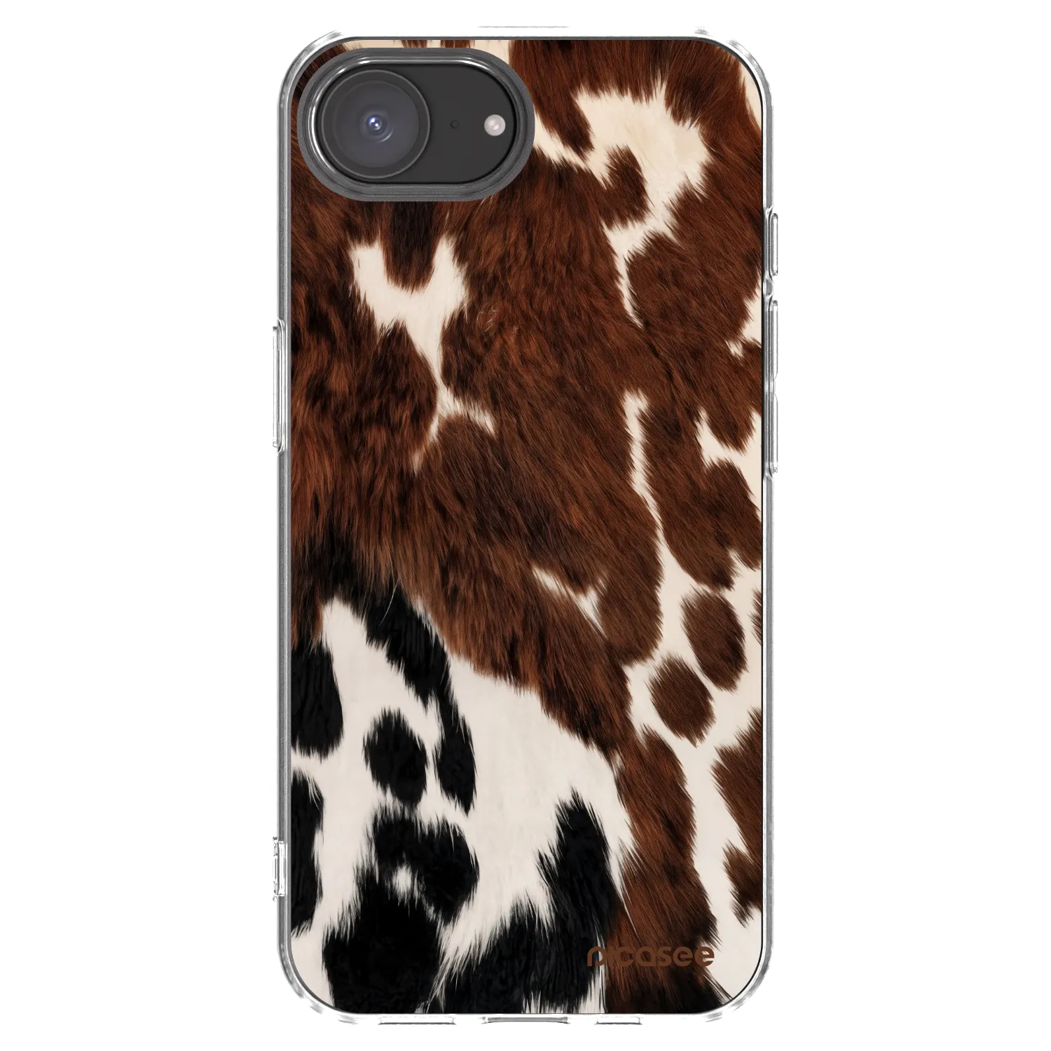 Picasee silikonski prozorni ovitek za Apple iPhone 17e - Rust