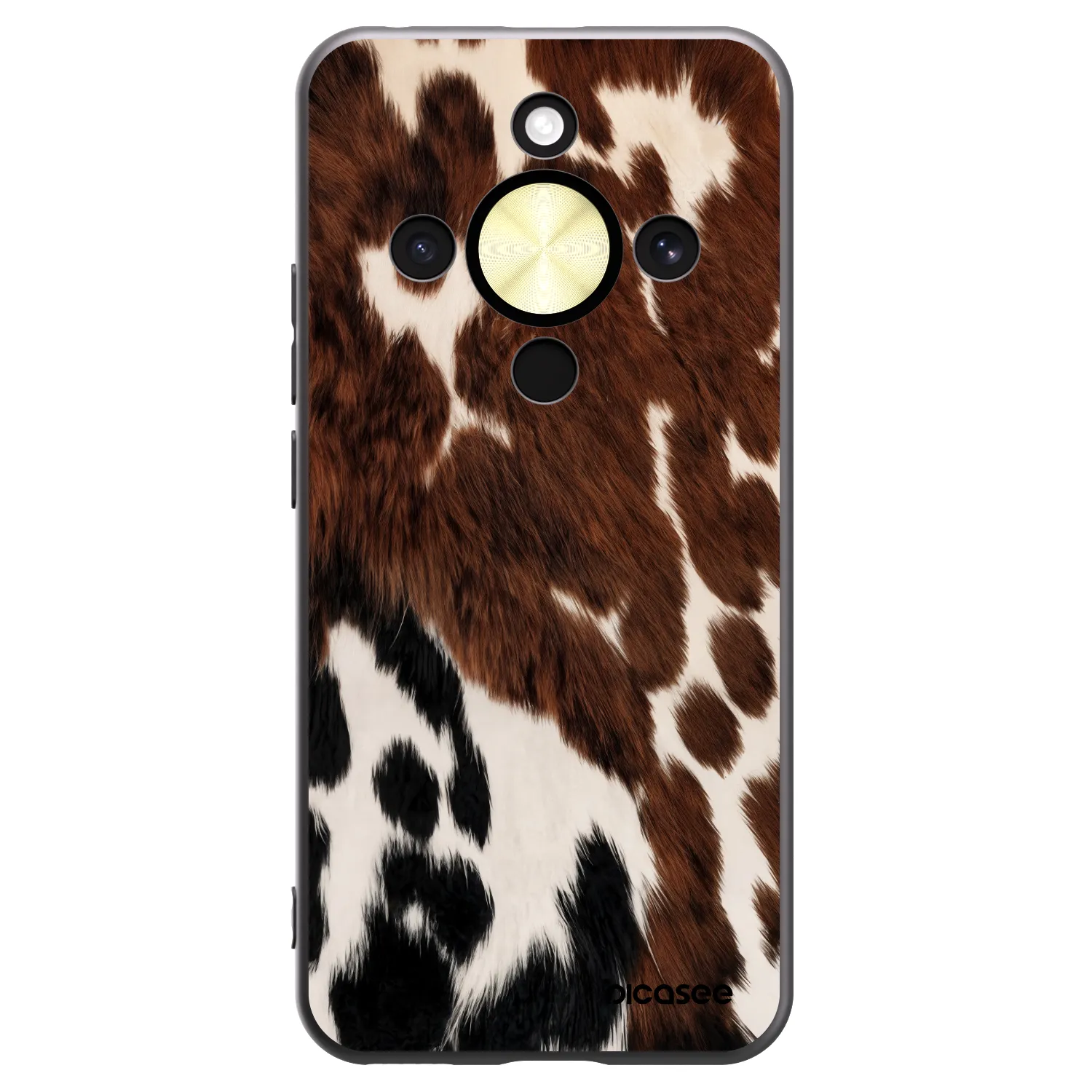 Picasee silikonski črni ovitek za Honor Magic8 Lite 5G - Rust