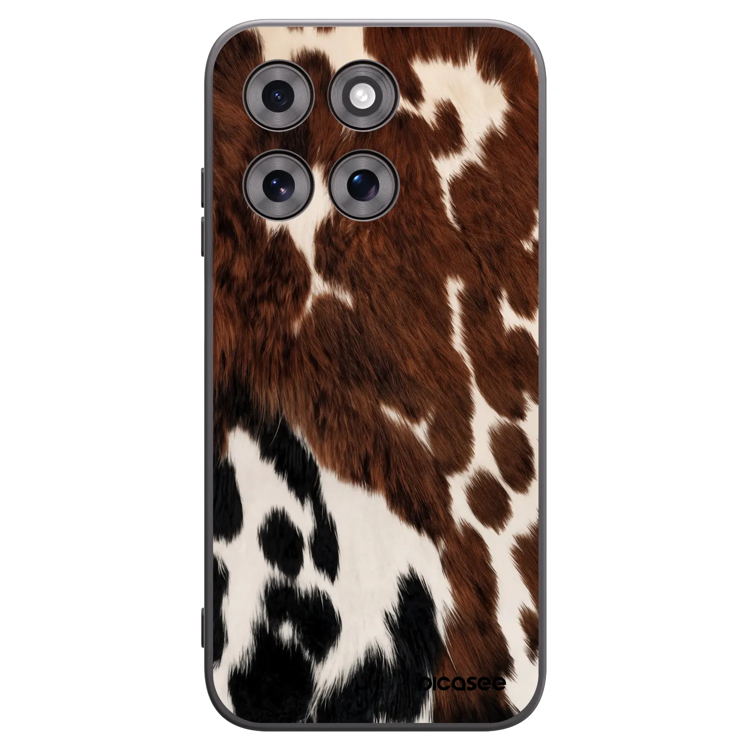 Picasee silikonski črni ovitek za Motorola Moto G77 - Rust
