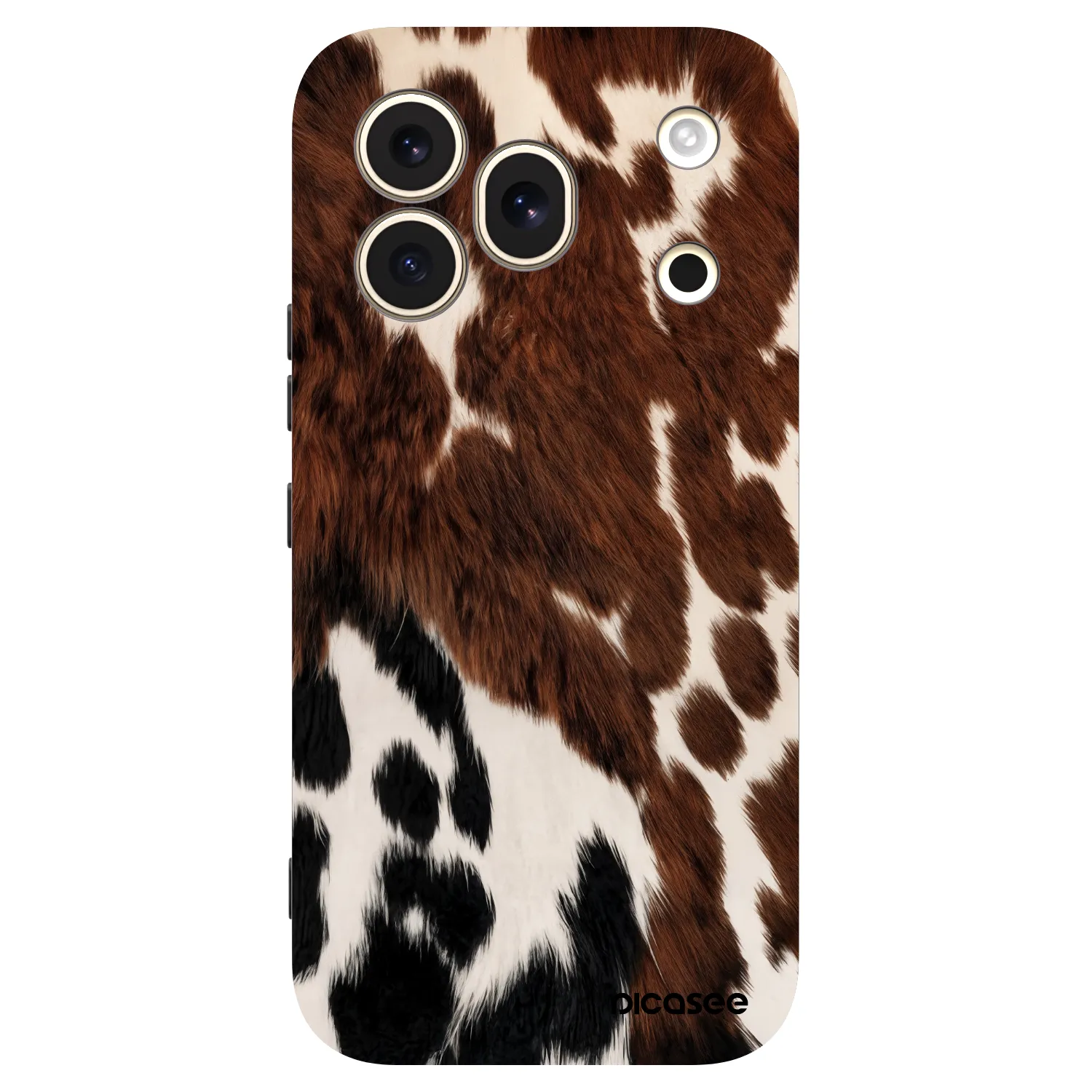 Picasee silikonski črni ovitek za Honor 600 Pro - Rust