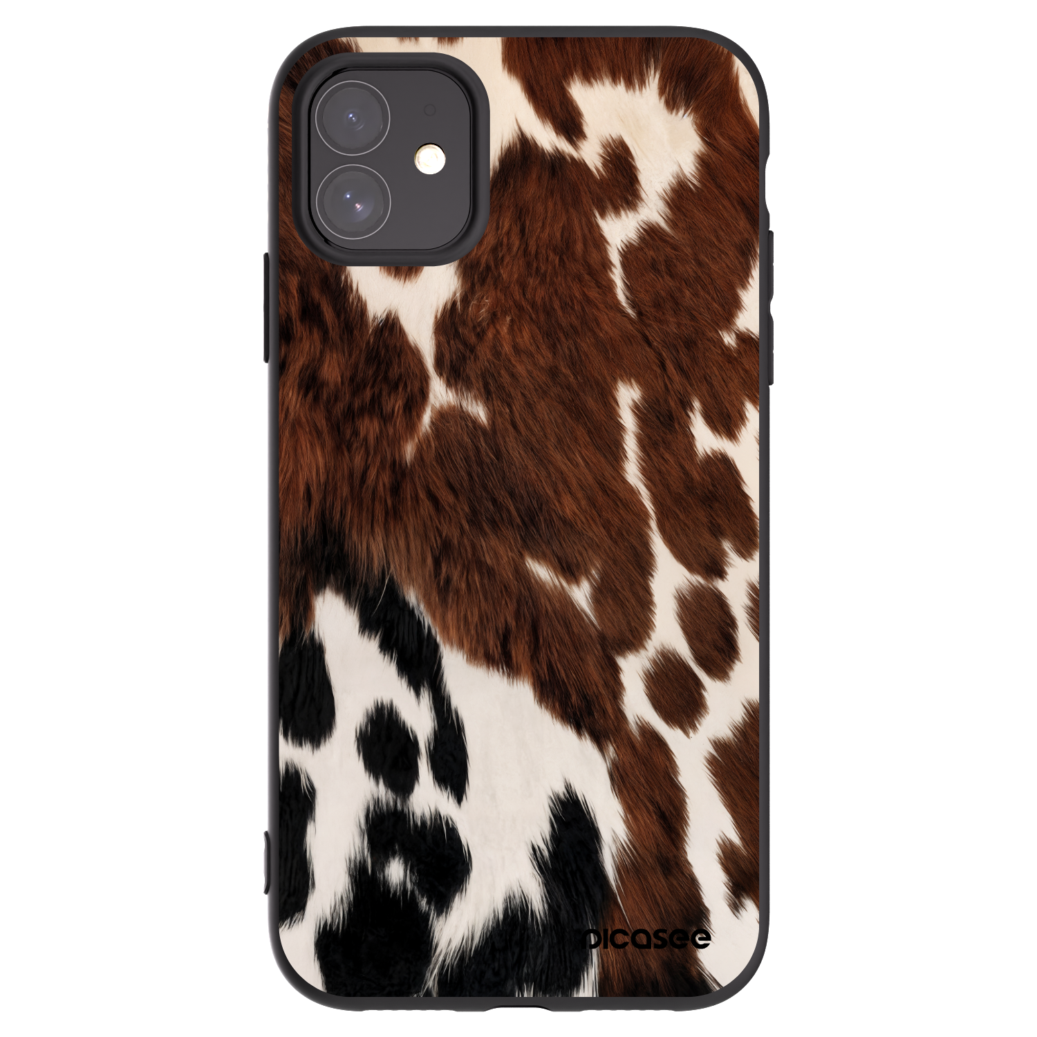 Picasee silikonski črni ovitek za Apple iPhone 11 - Rust