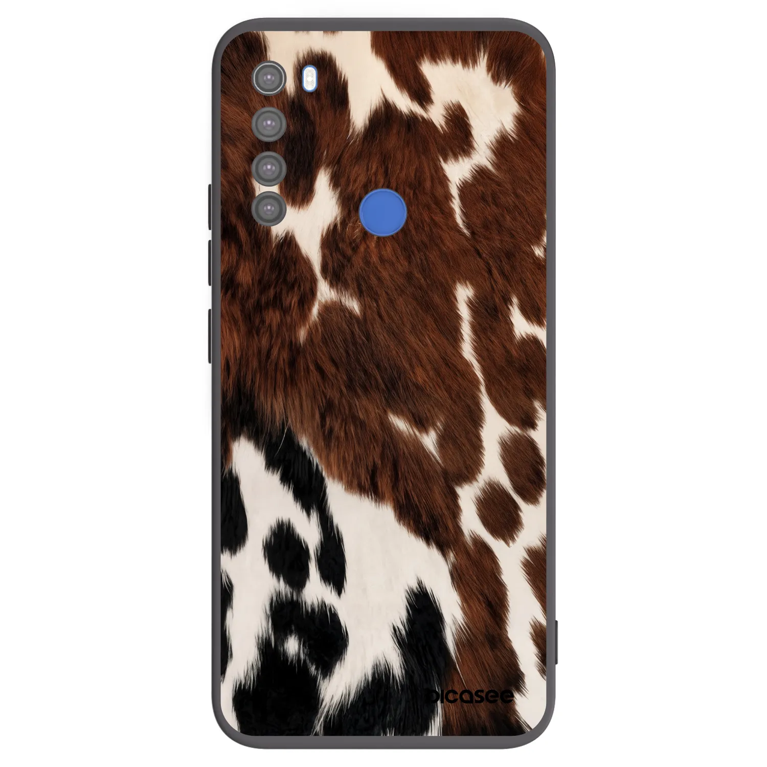 Picasee silikonski črni ovitek za Xiaomi Redmi Note 8T - Rust