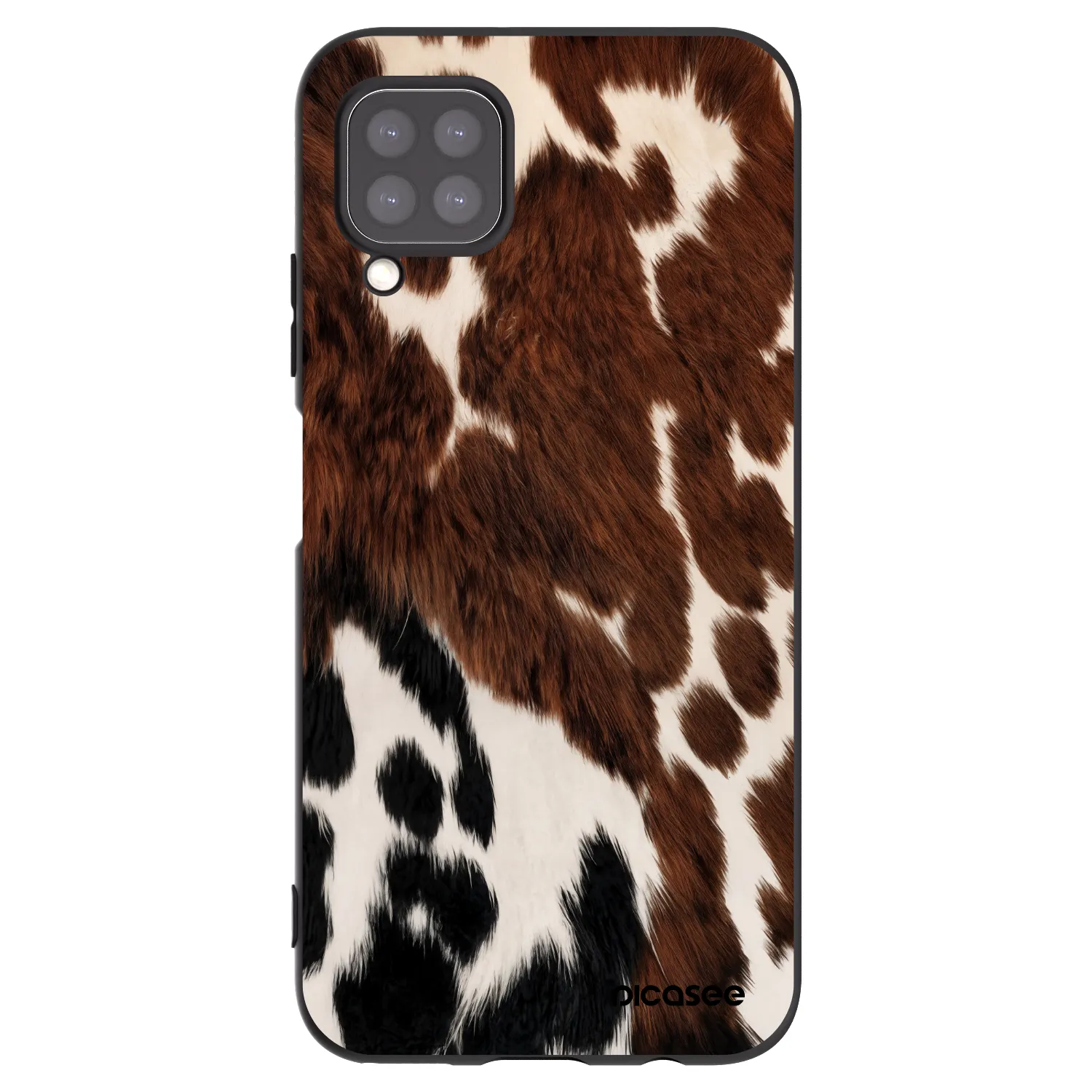 Picasee silikonski črni ovitek za Huawei P40 Lite - Rust