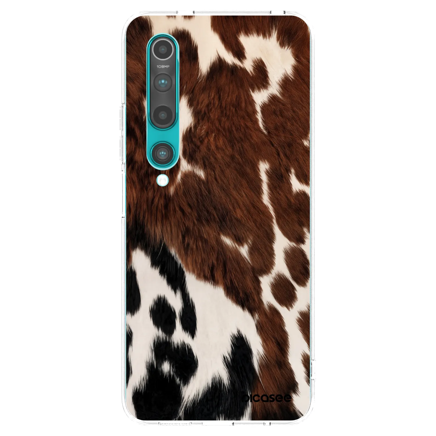 Picasee silikonski prozorni ovitek za Xiaomi Mi 10 - Rust