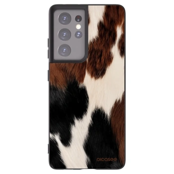 Picasee silikonski črni ovitek za Samsung Galaxy S21 Ultra 5G G998B - Rodeo