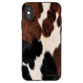 Picasee silikonski črni ovitek za Apple iPhone X/XS - Rodeo