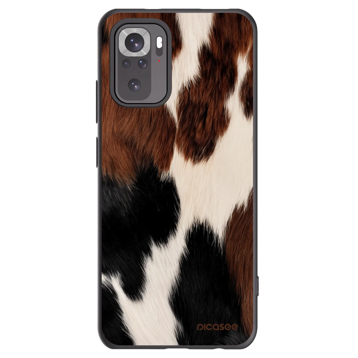 Picasee silikonski črni ovitek za Xiaomi Redmi Note 10 - Rodeo