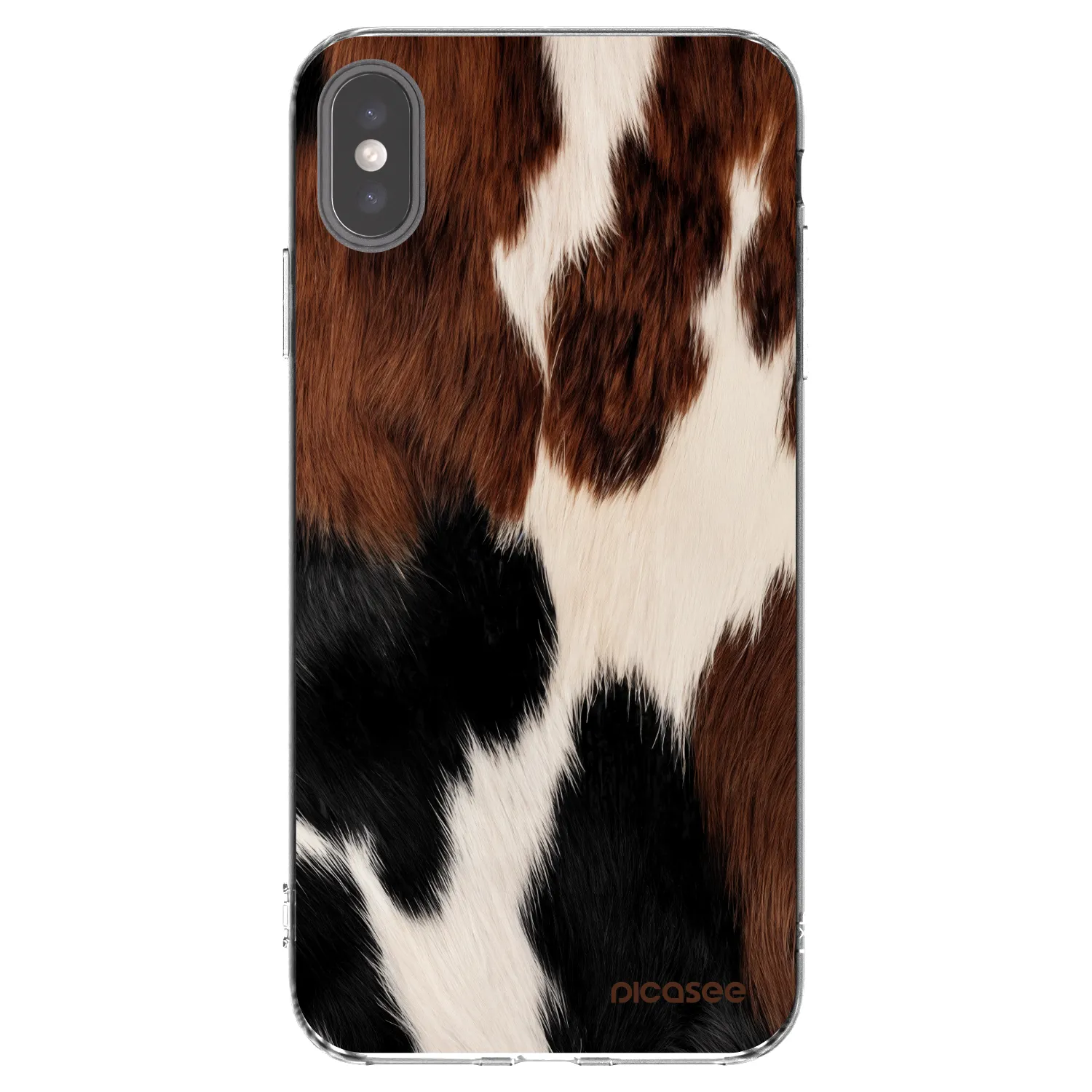 Picasee silikonski prozorni ovitek za Apple iPhone XS Max - Rodeo