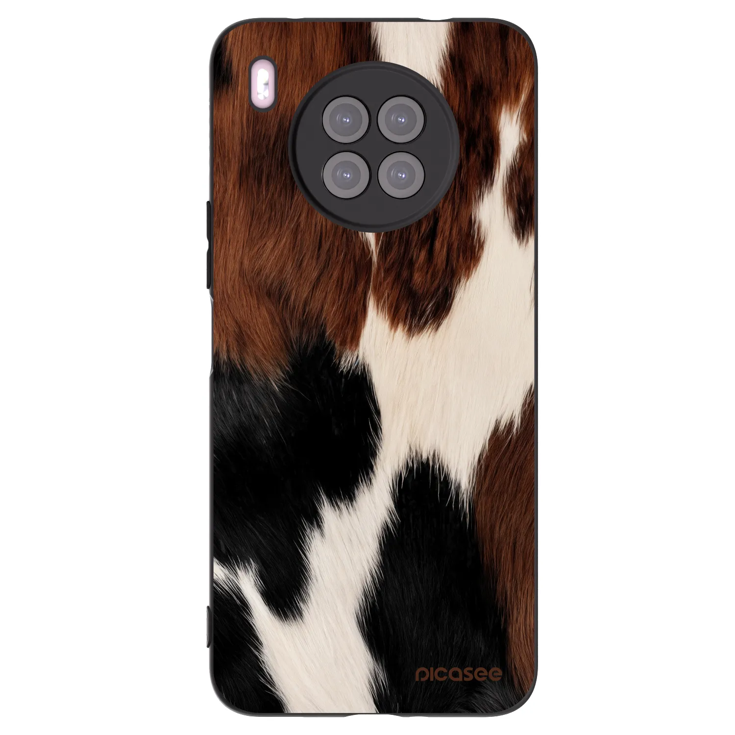 Picasee silikonski črni ovitek za Huawei Nova 8i - Rodeo