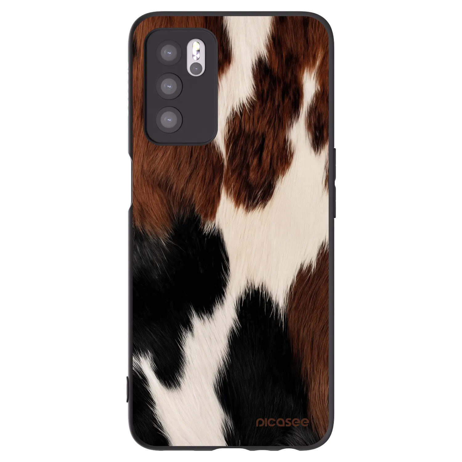 Picasee silikonski črni ovitek za OPPO A16 - Rodeo