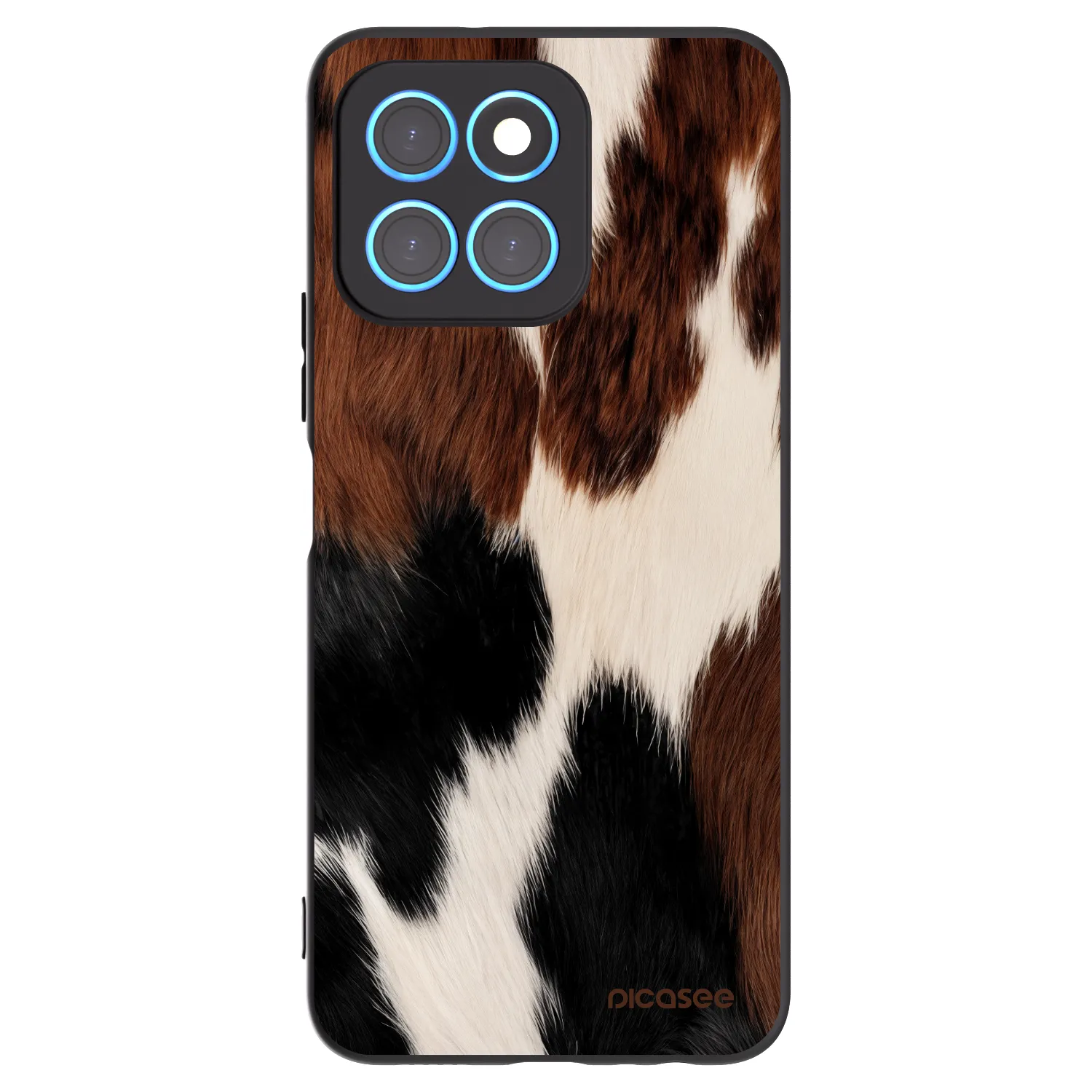 Picasee silikonski črni ovitek za Honor X8 5G - Rodeo