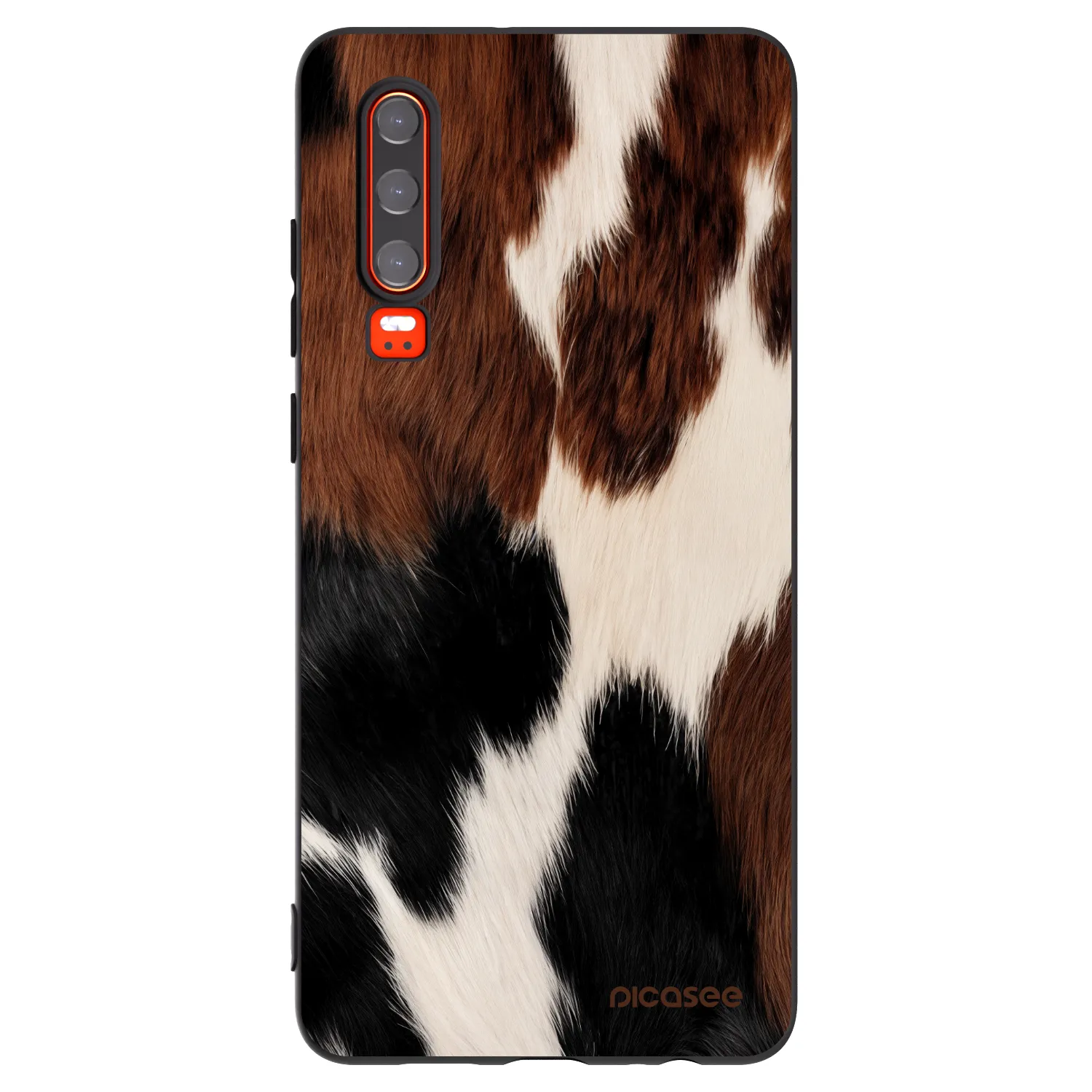 Picasee silikonski črni ovitek za Huawei P30 - Rodeo