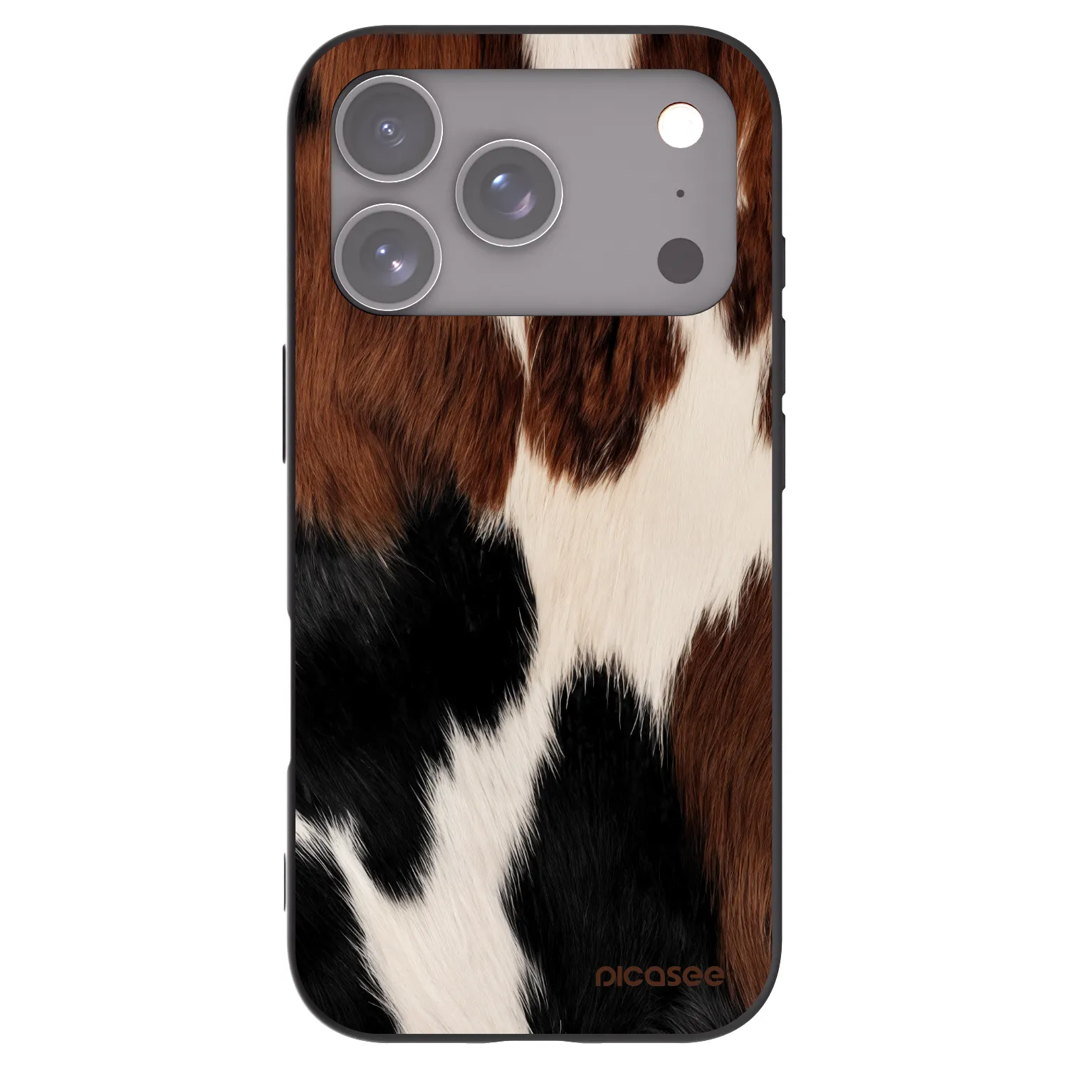 Picasee silikonski črni ovitek za Apple iPhone 17 Pro - Rodeo