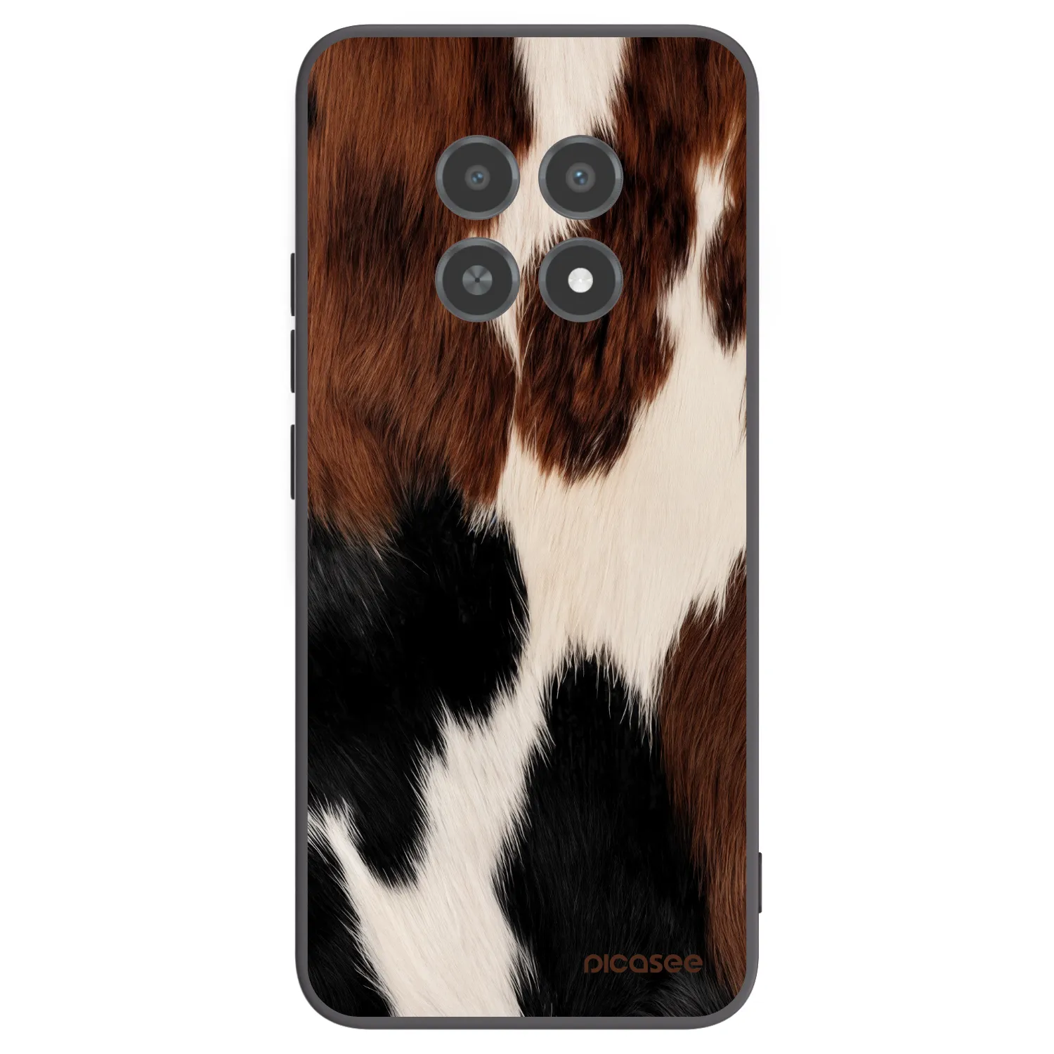 Picasee silikonski črni ovitek za Realme 12X - Rodeo