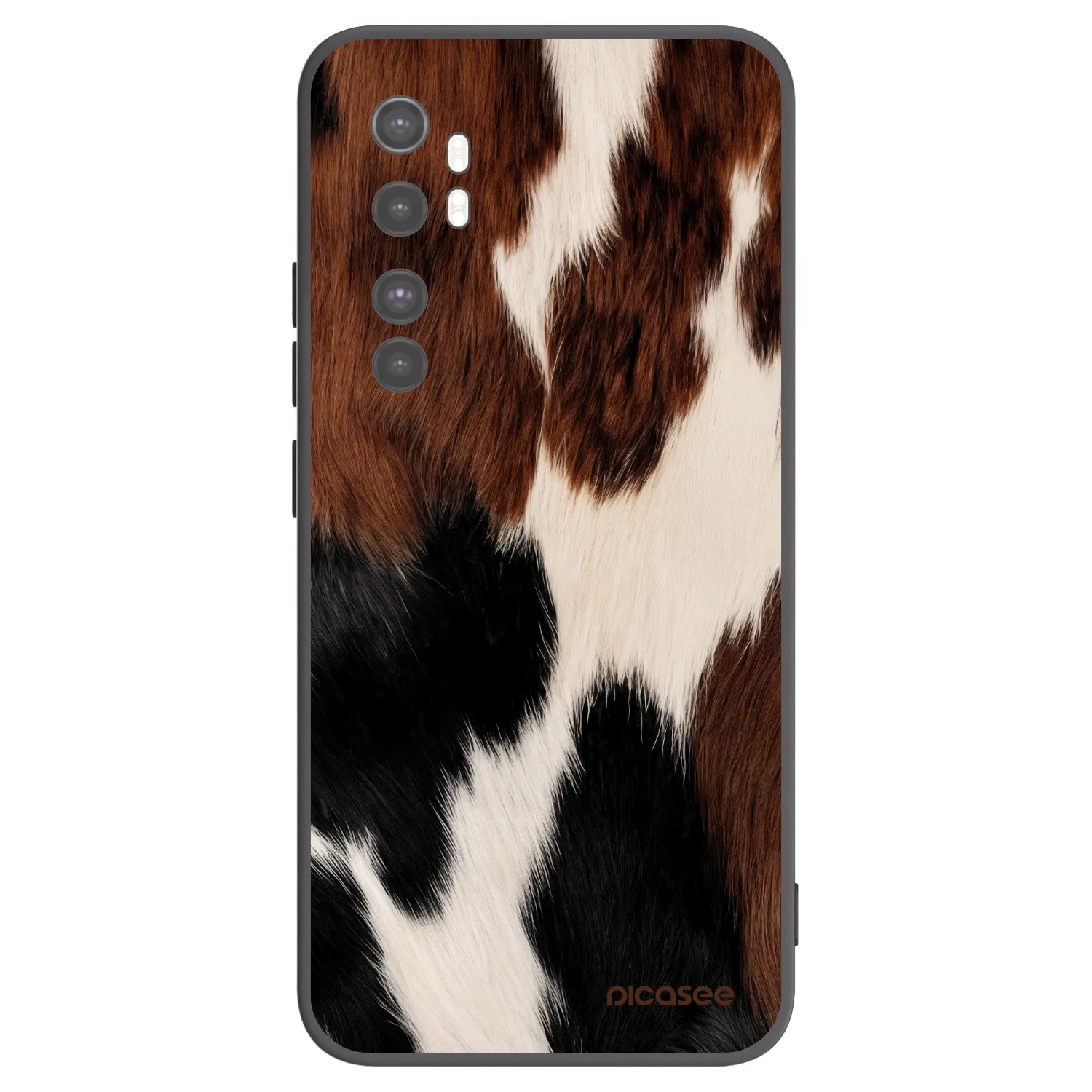 Picasee silikonski črni ovitek za Xiaomi Mi Note 10 Lite - Rodeo
