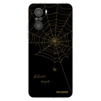 Picasee silikonski prozorni ovitek za Xiaomi Poco F3 - Delicate danger