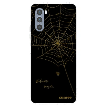 Picasee silikonski prozorni ovitek za Motorola Moto G62 - Delicate danger