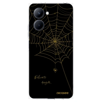 Picasee silikonski prozorni ovitek za Realme C33 (2023) - Delicate danger