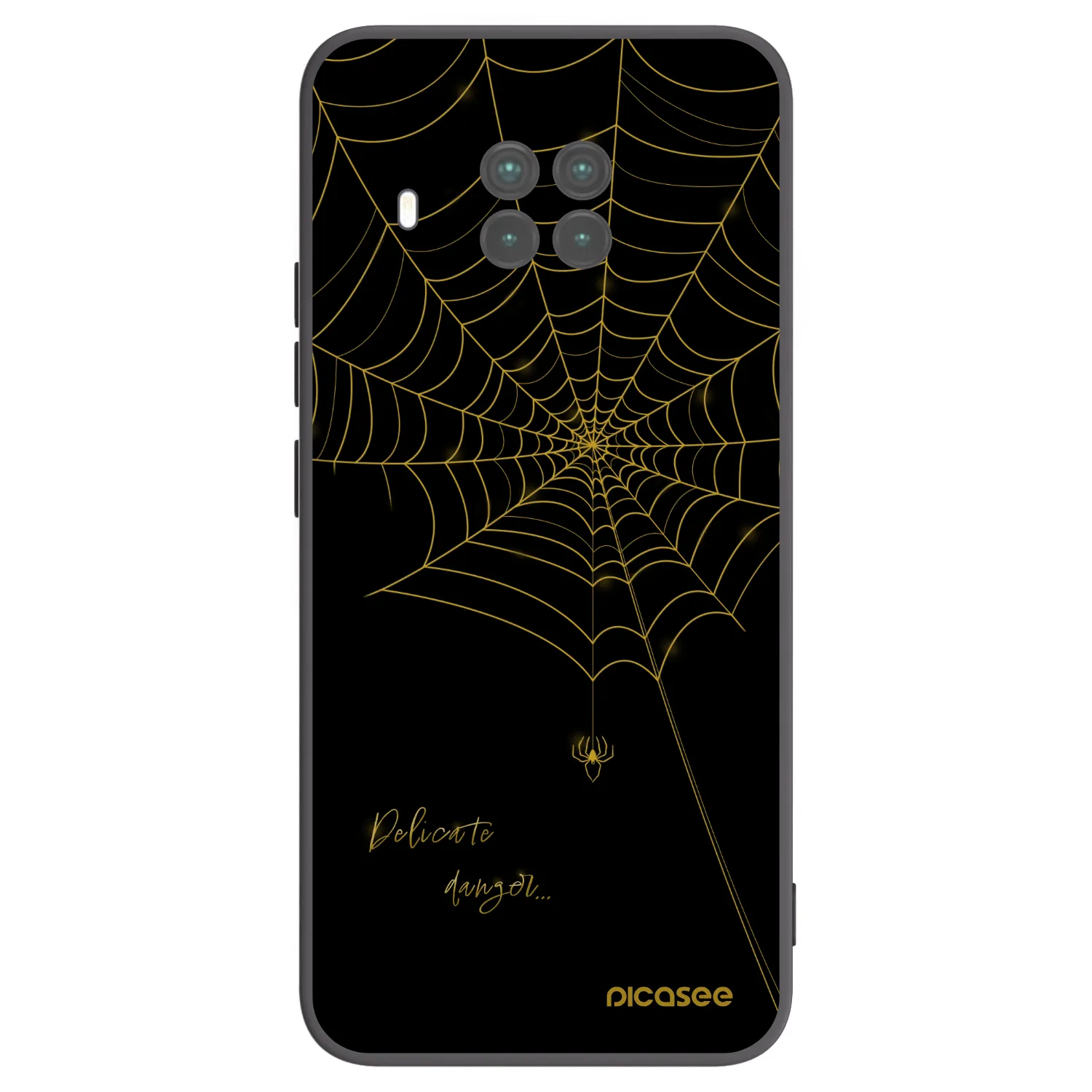 Picasee silikonski črni ovitek za Xiaomi Mi 10T Lite - Delicate danger