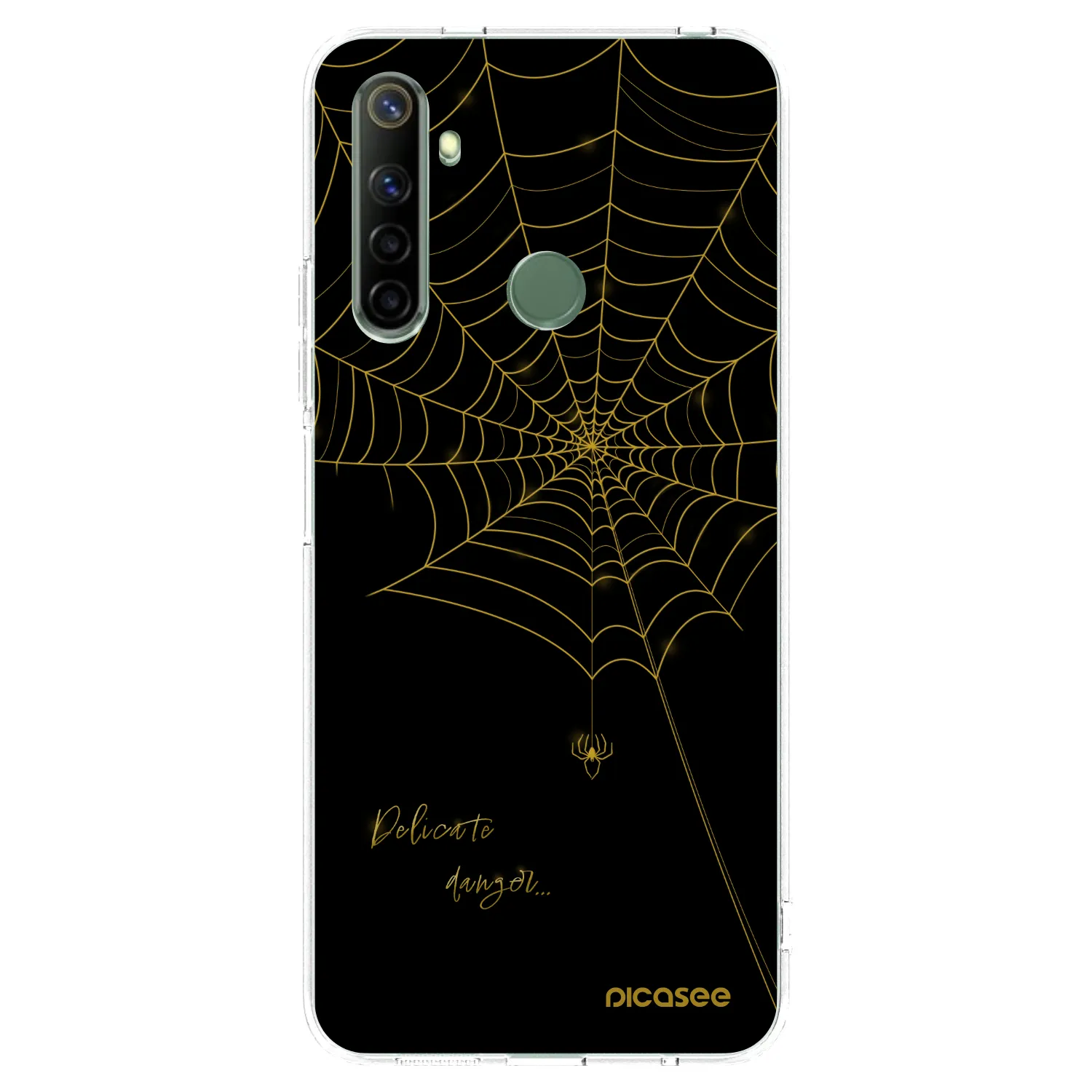 Picasee silikonski prozorni ovitek za Realme 6i - Delicate danger