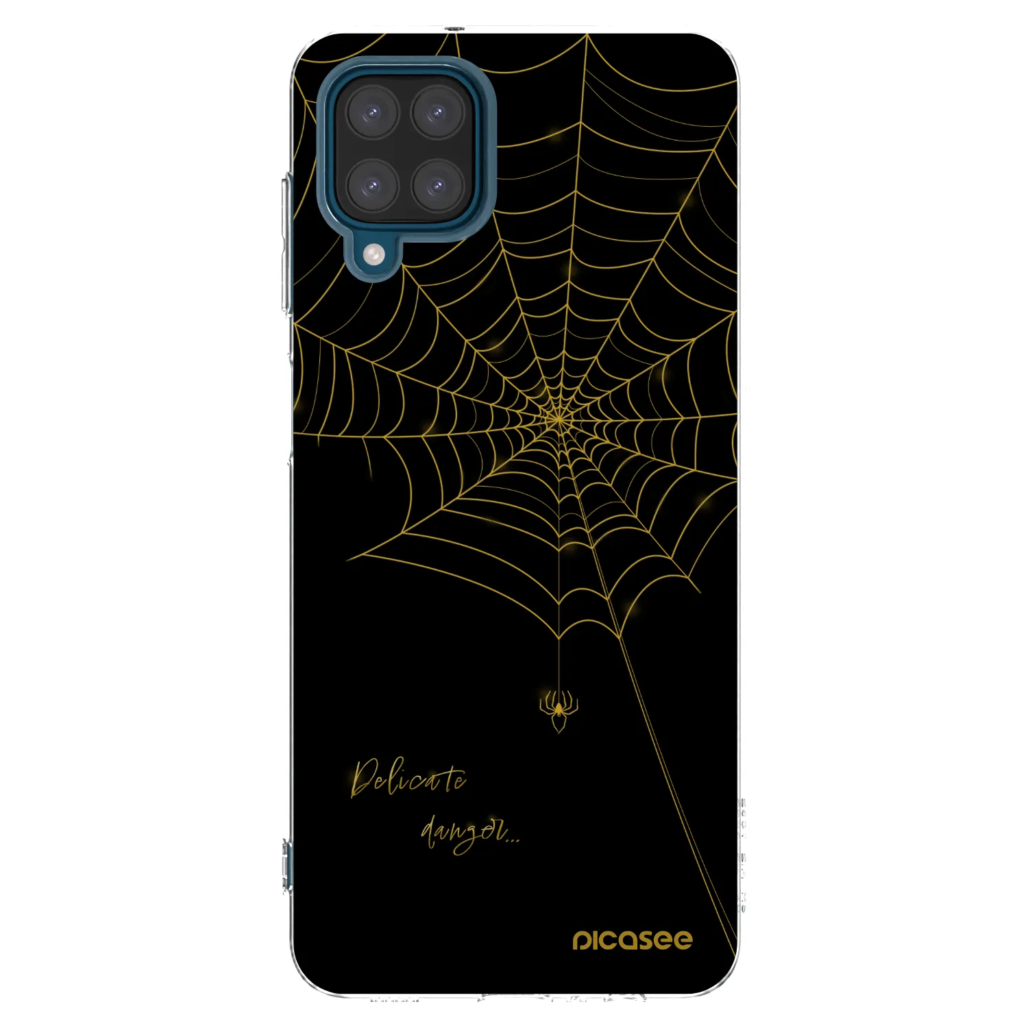 Picasee silikonski prozorni ovitek za Samsung Galaxy A12 A125F - Delicate danger